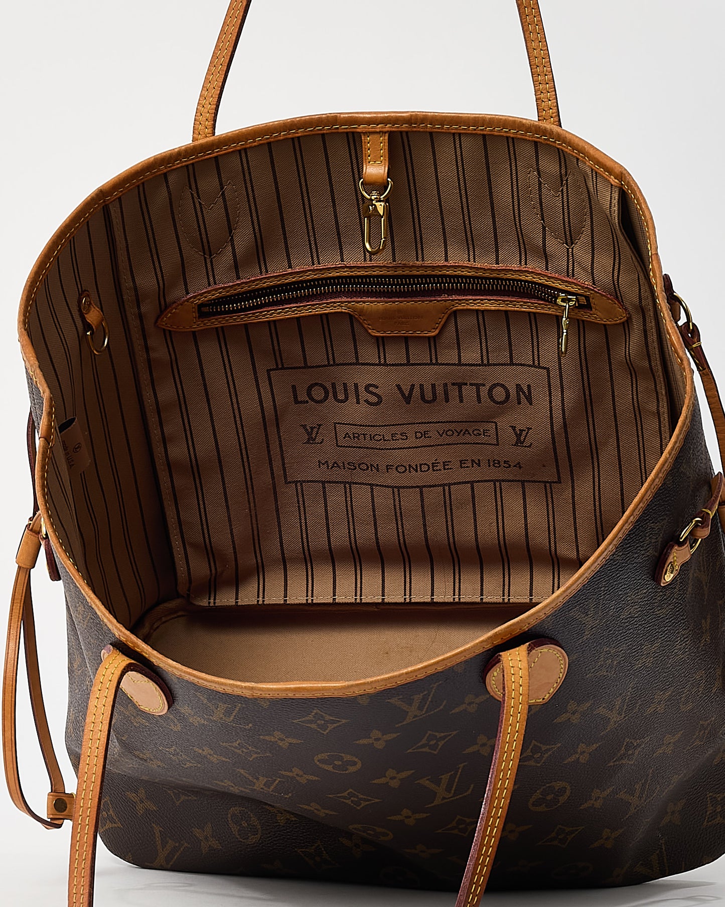 Louis Vuitton Monogram Coated Canvas Neverfull MM