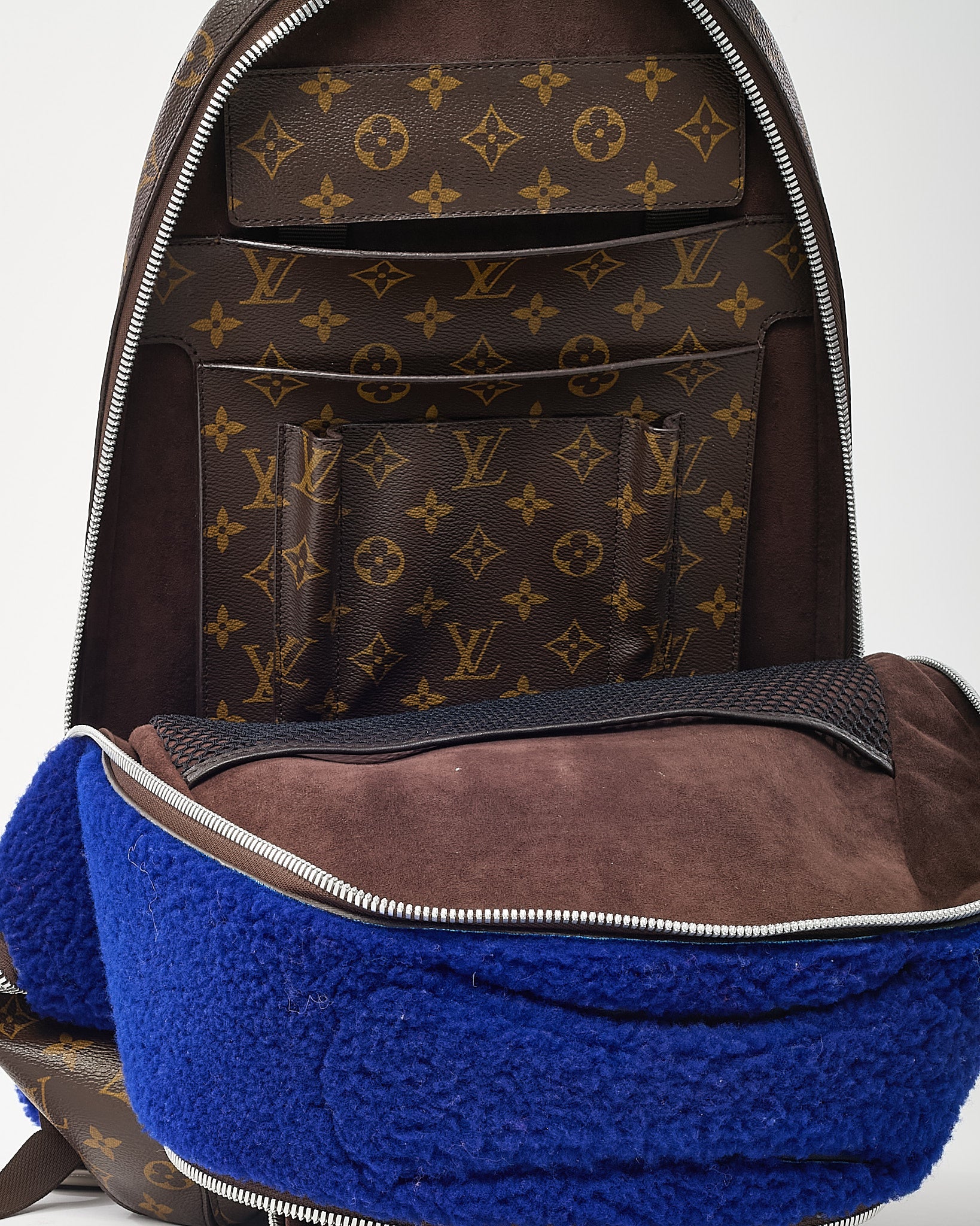 Buy Louis Vuitton Limited Edition Monogram Blue Fleece Pack Marc Newson Backpack - Authenticated Pre-Owned