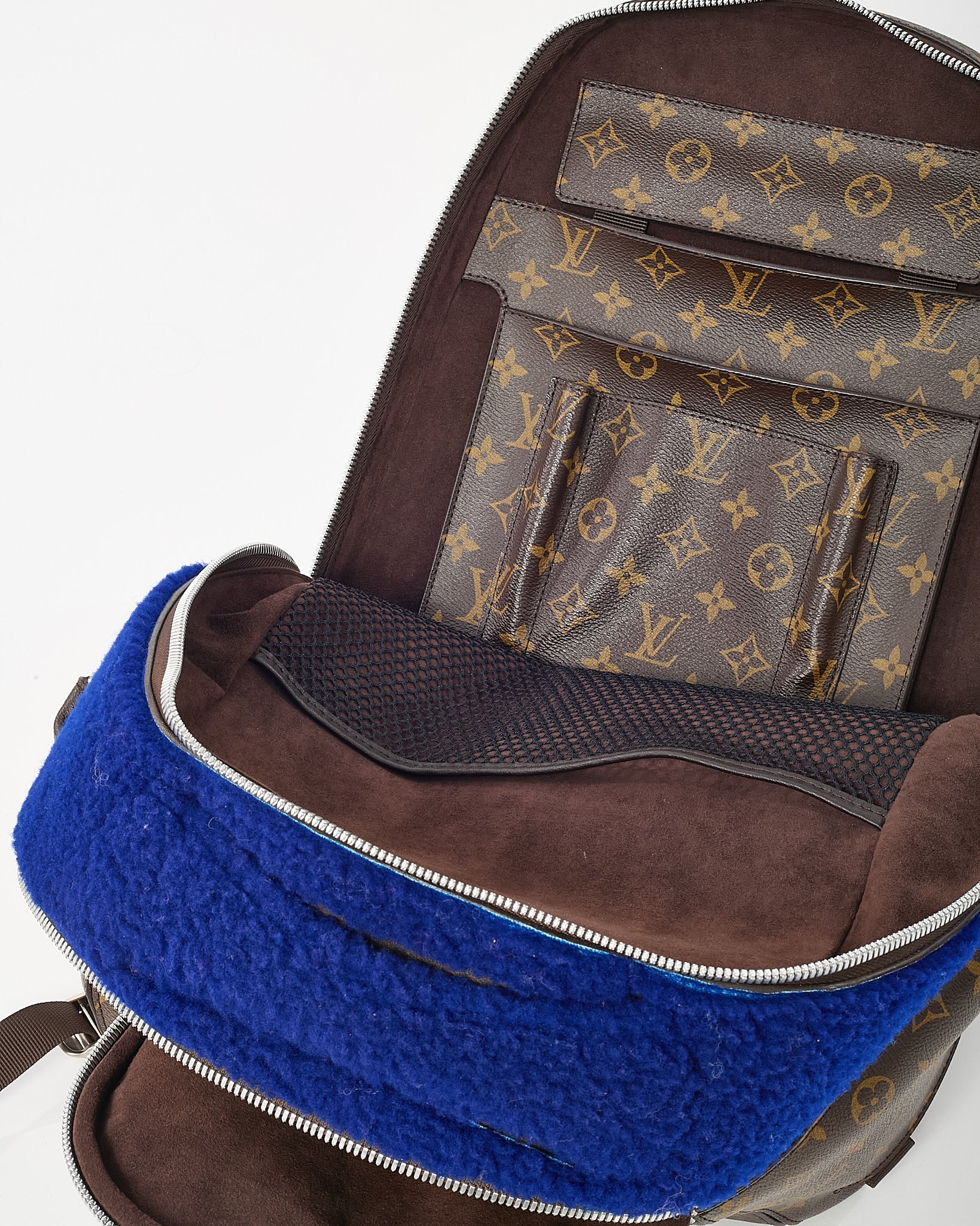 Buy Louis Vuitton Limited Edition Monogram Blue Fleece Pack Marc Newson Backpack - Authenticated Pre-Owned
