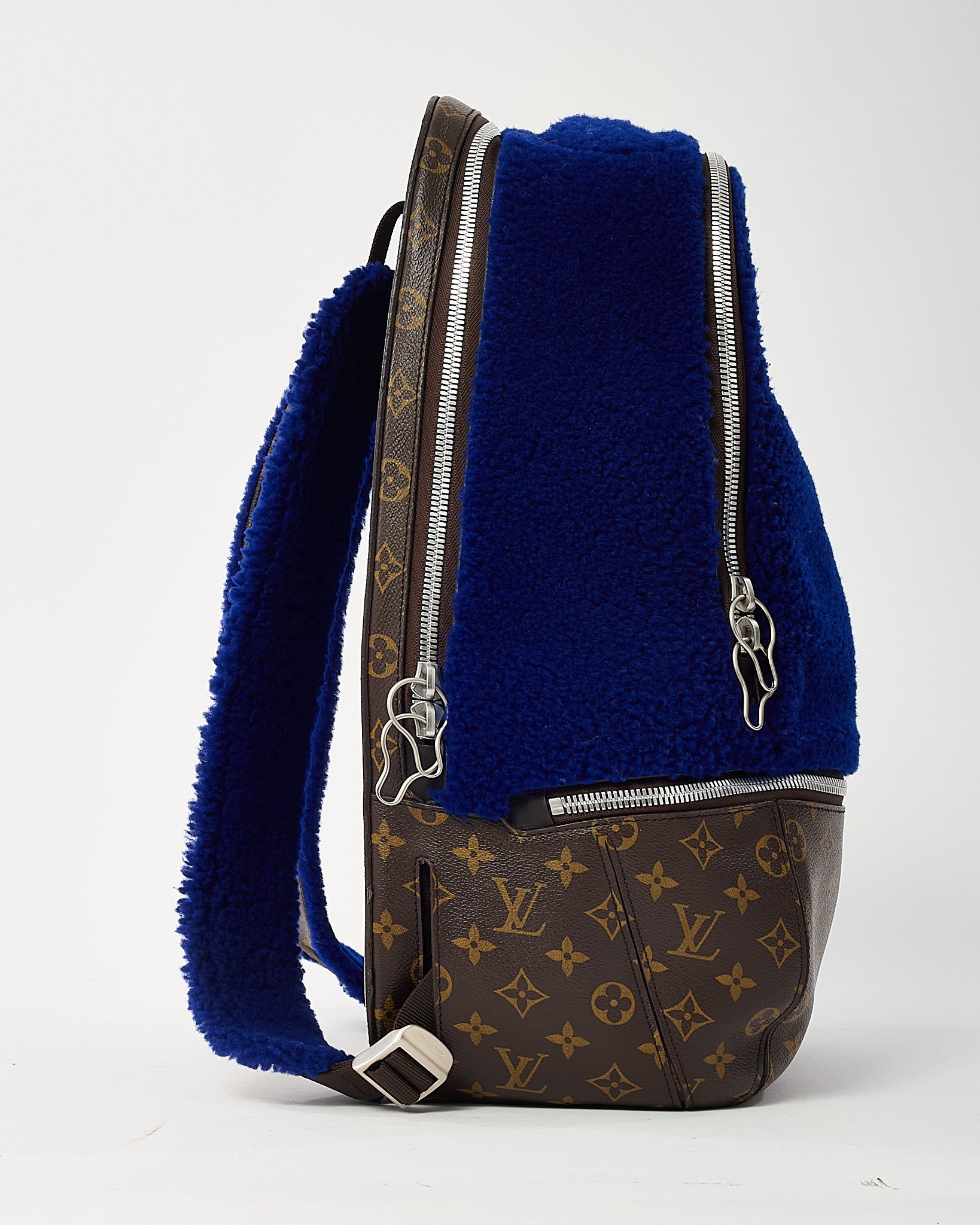 Buy Louis Vuitton Limited Edition Monogram Blue Fleece Pack Marc Newson Backpack - Authenticated Pre-Owned