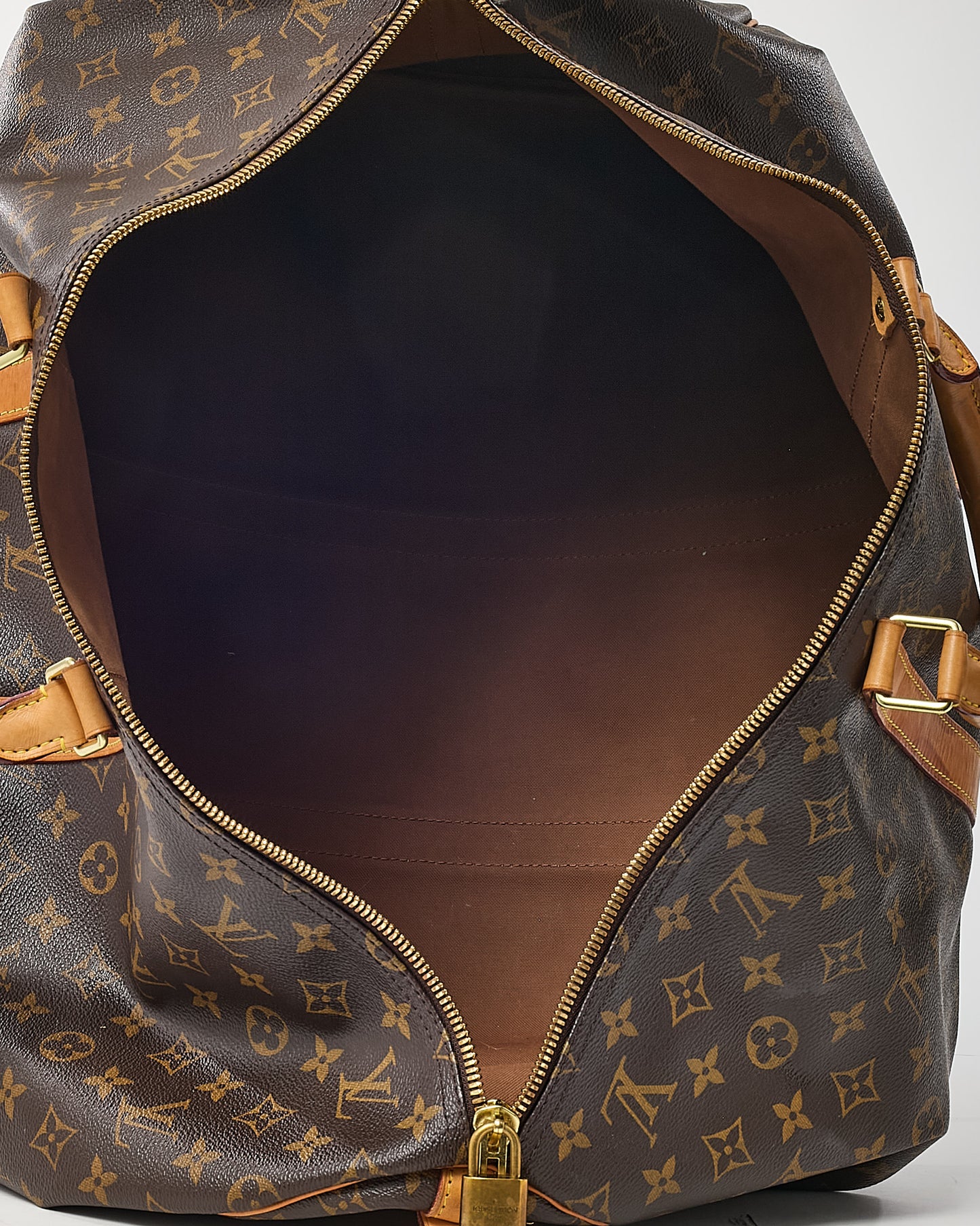 Louis Vuitton Monogram Coated Canvas Keepall Bandoulière 55