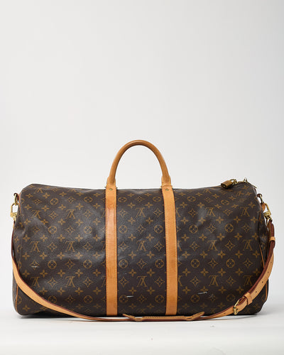 Louis Vuitton Monogram Coated Canvas Keepall Bandoulière 55