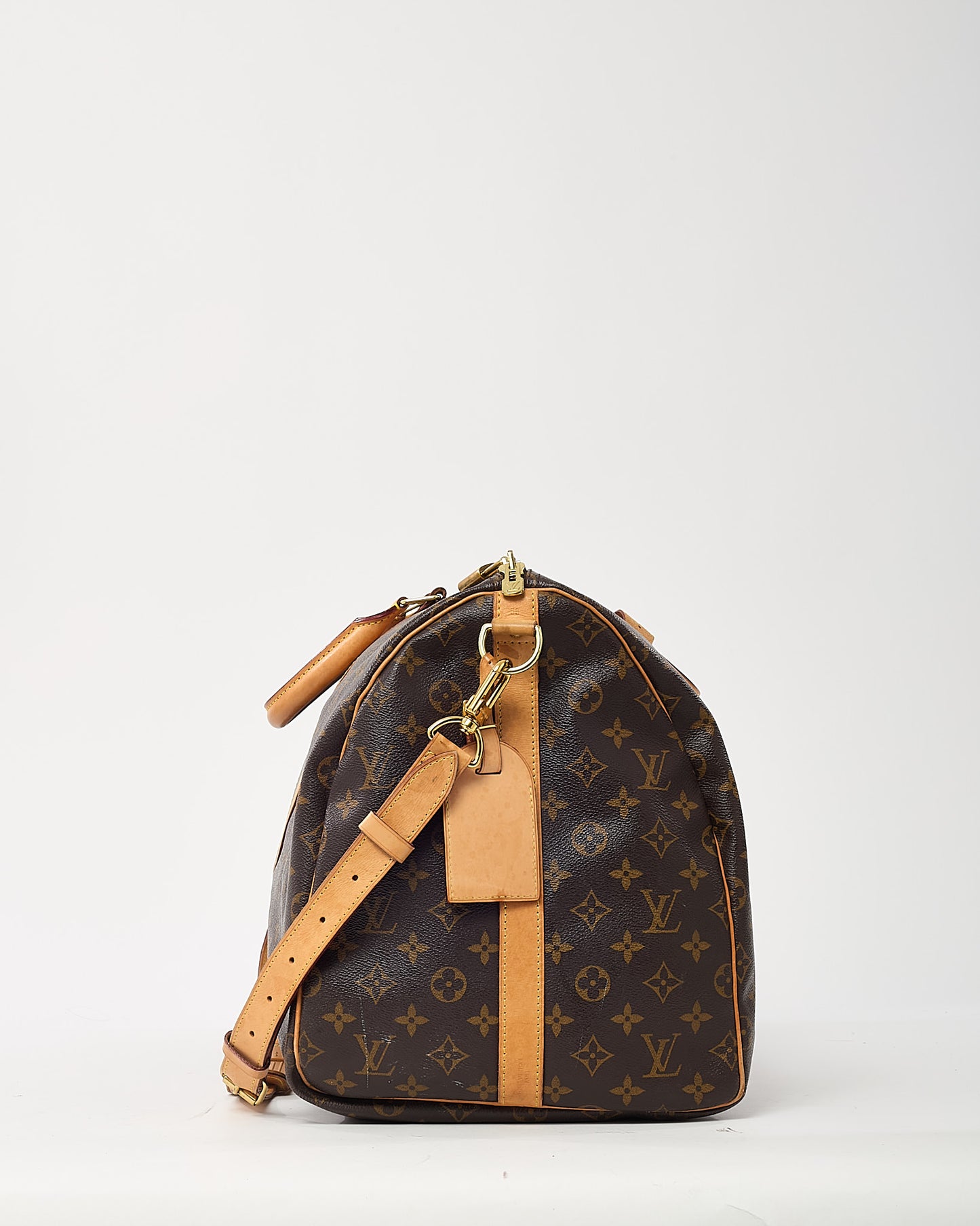 Louis Vuitton Monogram Coated Canvas Keepall Bandoulière 55