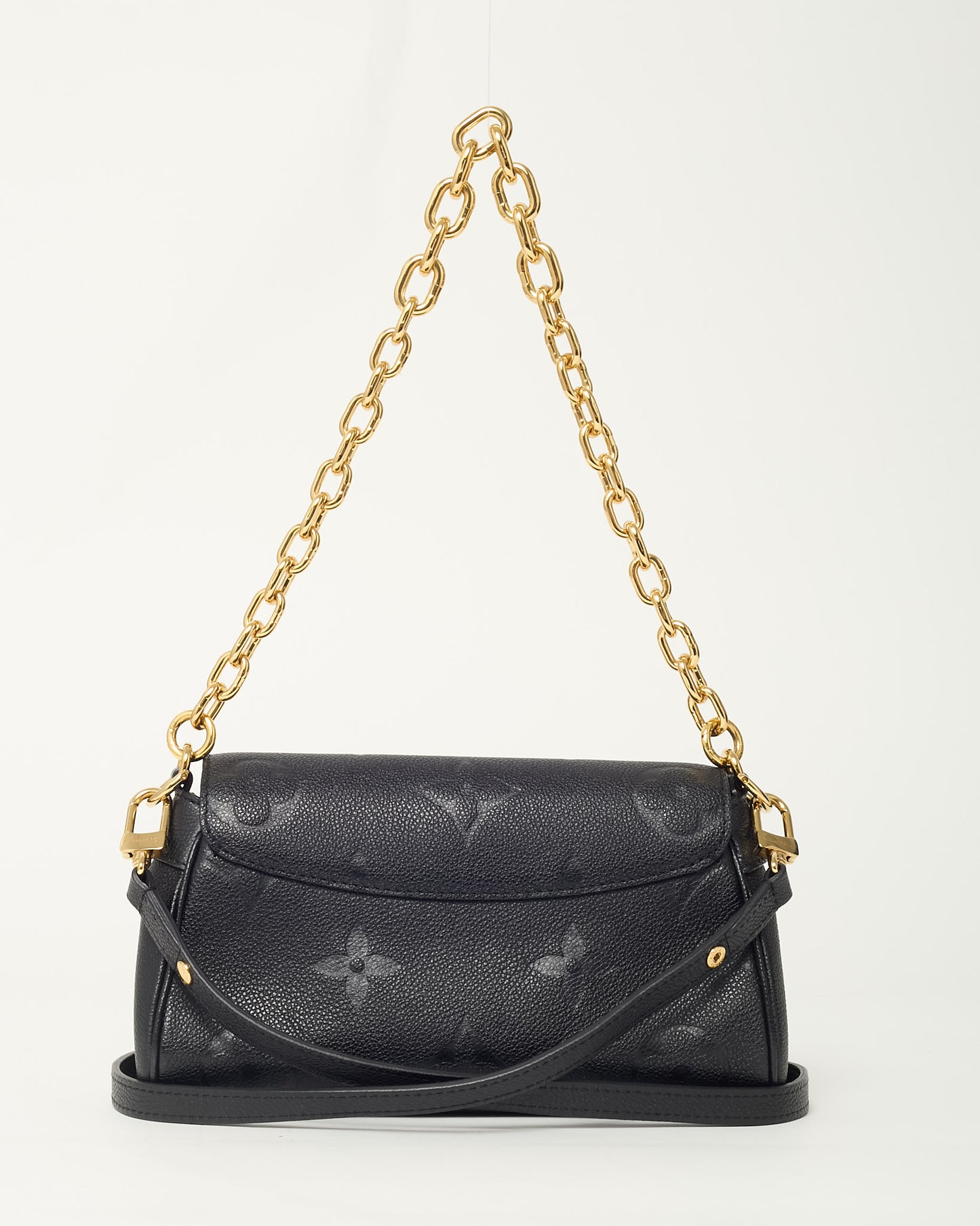 Louis Vuitton Black Giant Monogram Empreinte Leather Favorite NM 2Way Bag