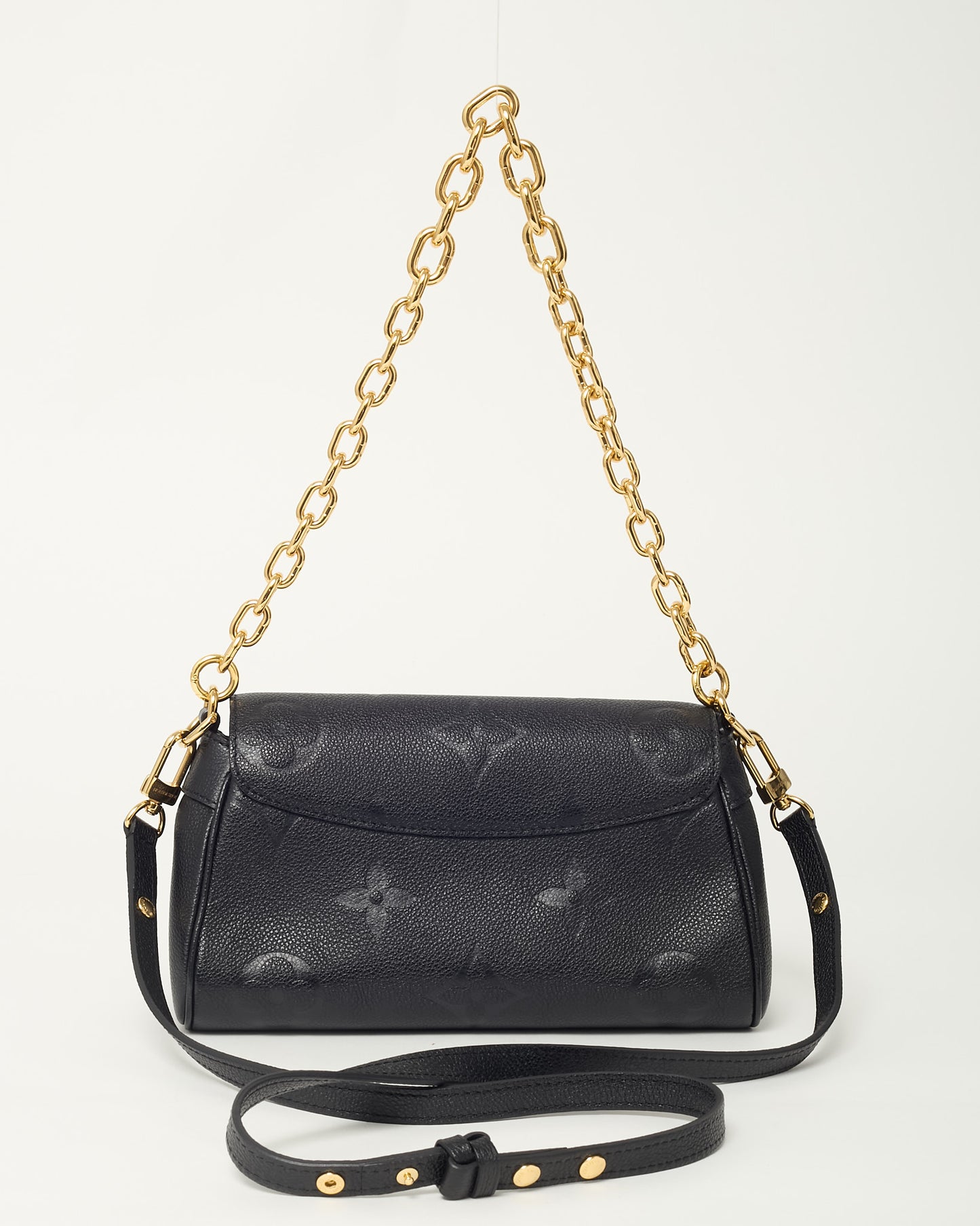 Louis Vuitton Black Giant Monogram Empreinte Leather Favorite NM 2Way Bag