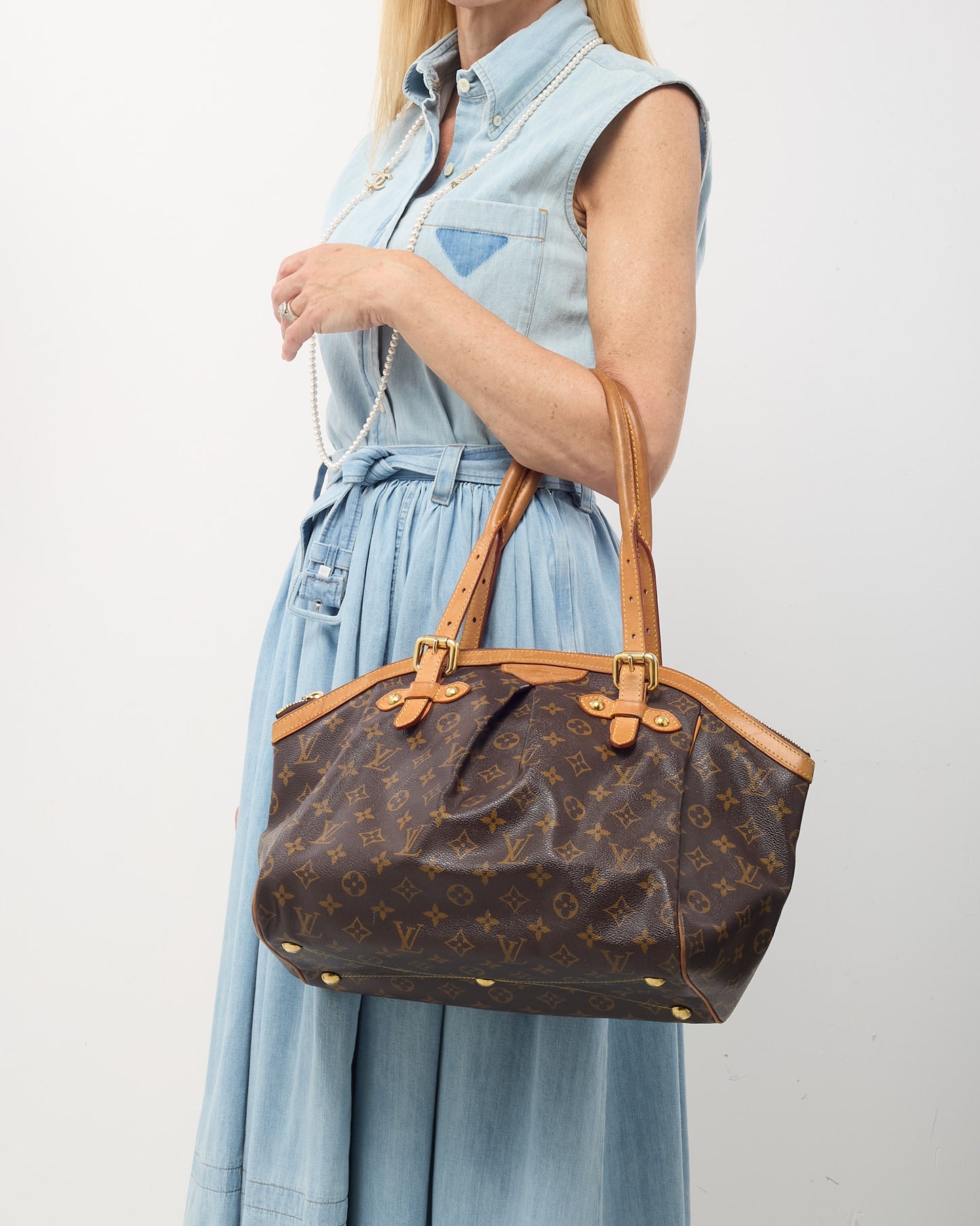 Louis Vuitton Monogram Coated Canvas Tivoli GM Bag