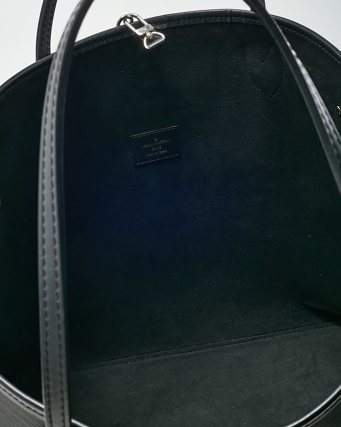 Louis Vuitton Black Epi Leather Neverfull MM with Pouch
