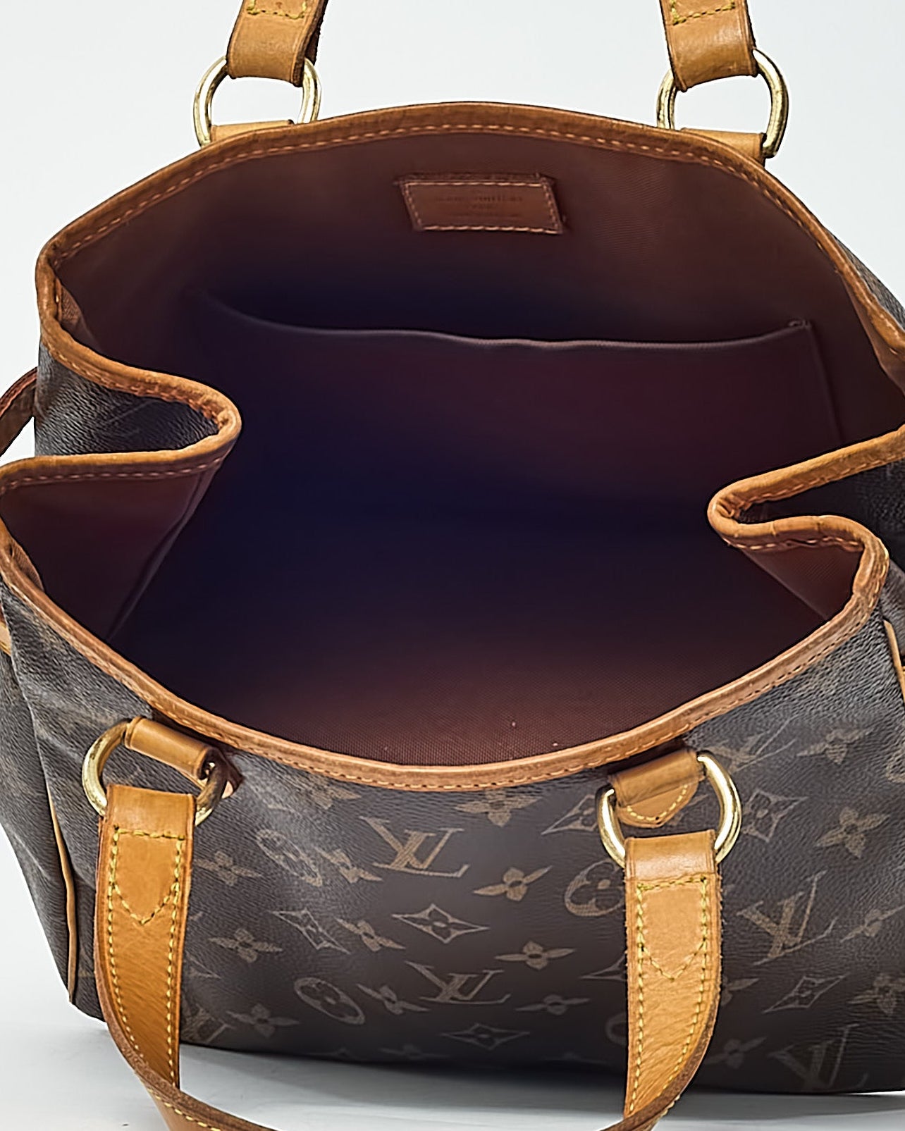 Louis Vuitton Monogram Coated Canvas Batignolles Vertical PM Bag