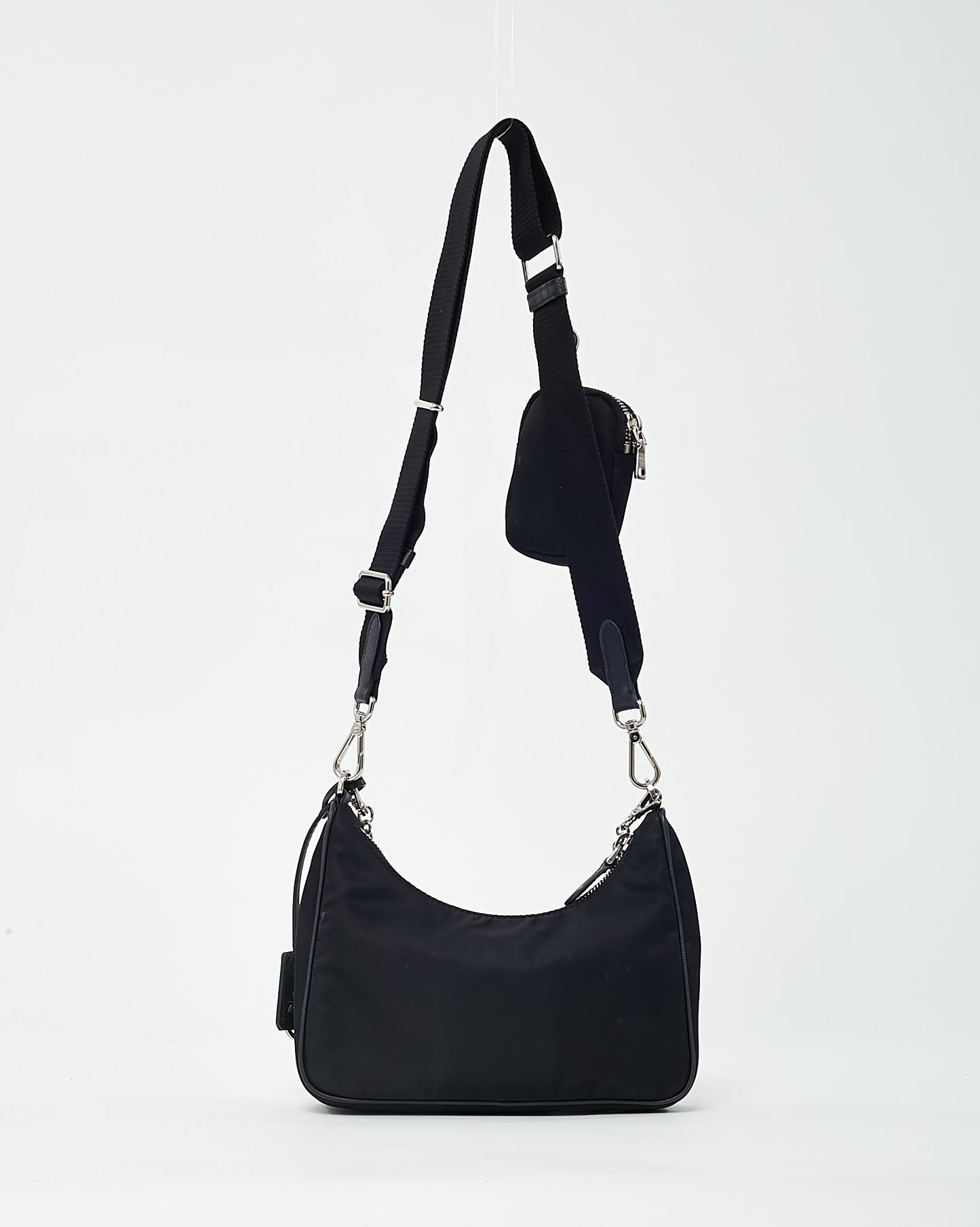 Prada Black Re-Nylon 2005 Re-Edition Crossbody Bag