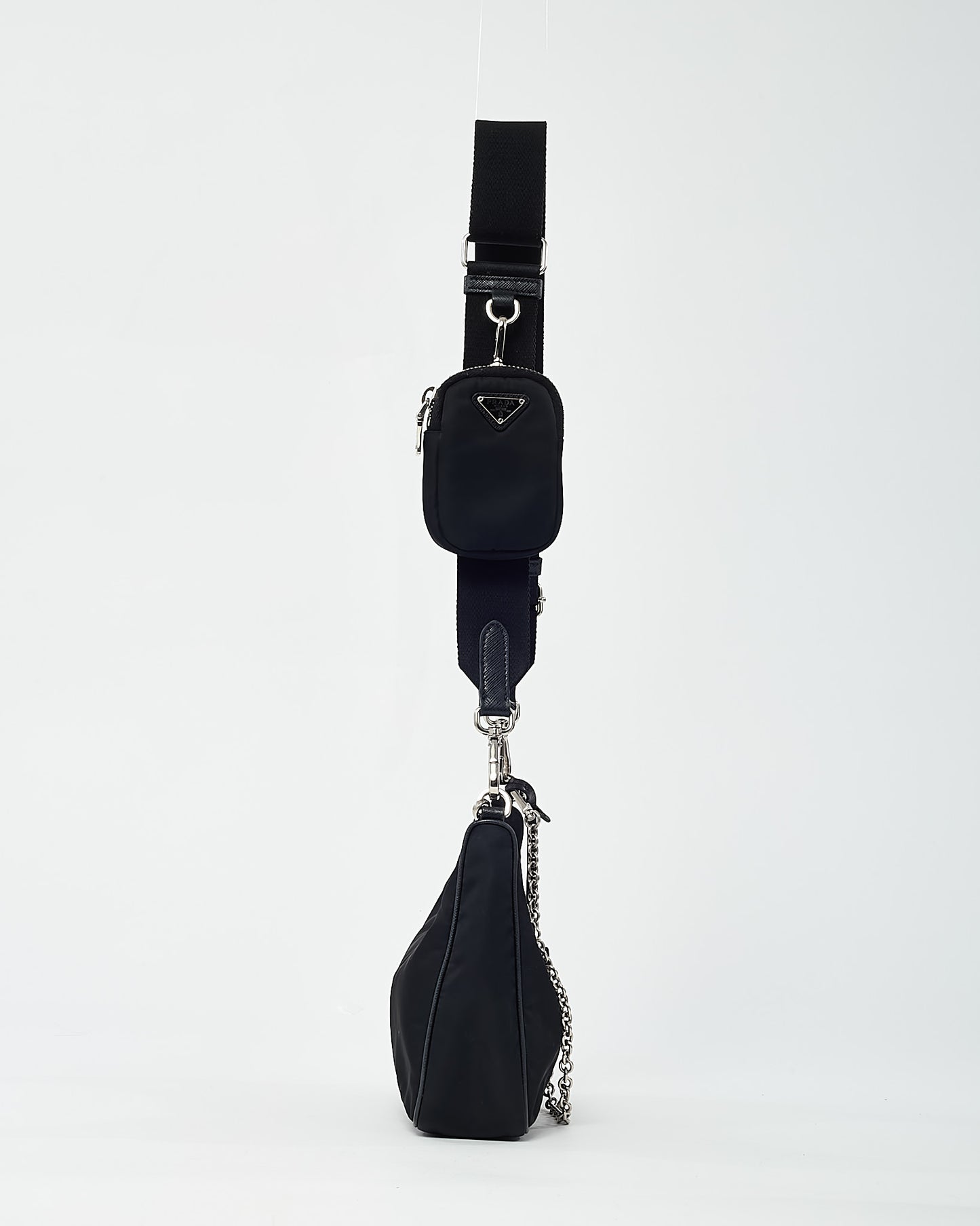 Prada Black Re-Nylon 2005 Re-Edition Crossbody Bag