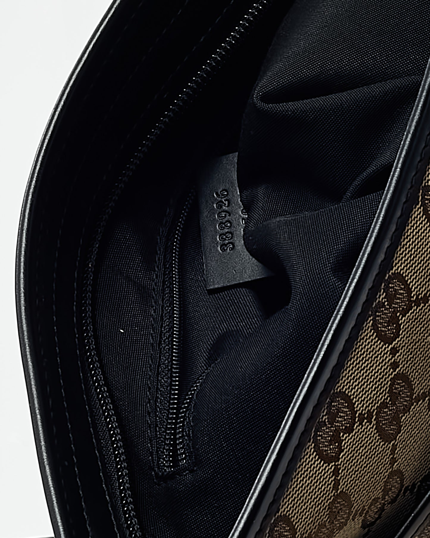 Gucci Beige and Brown GG Monogram Canvas Web Flat Messenger Crossbody Bag