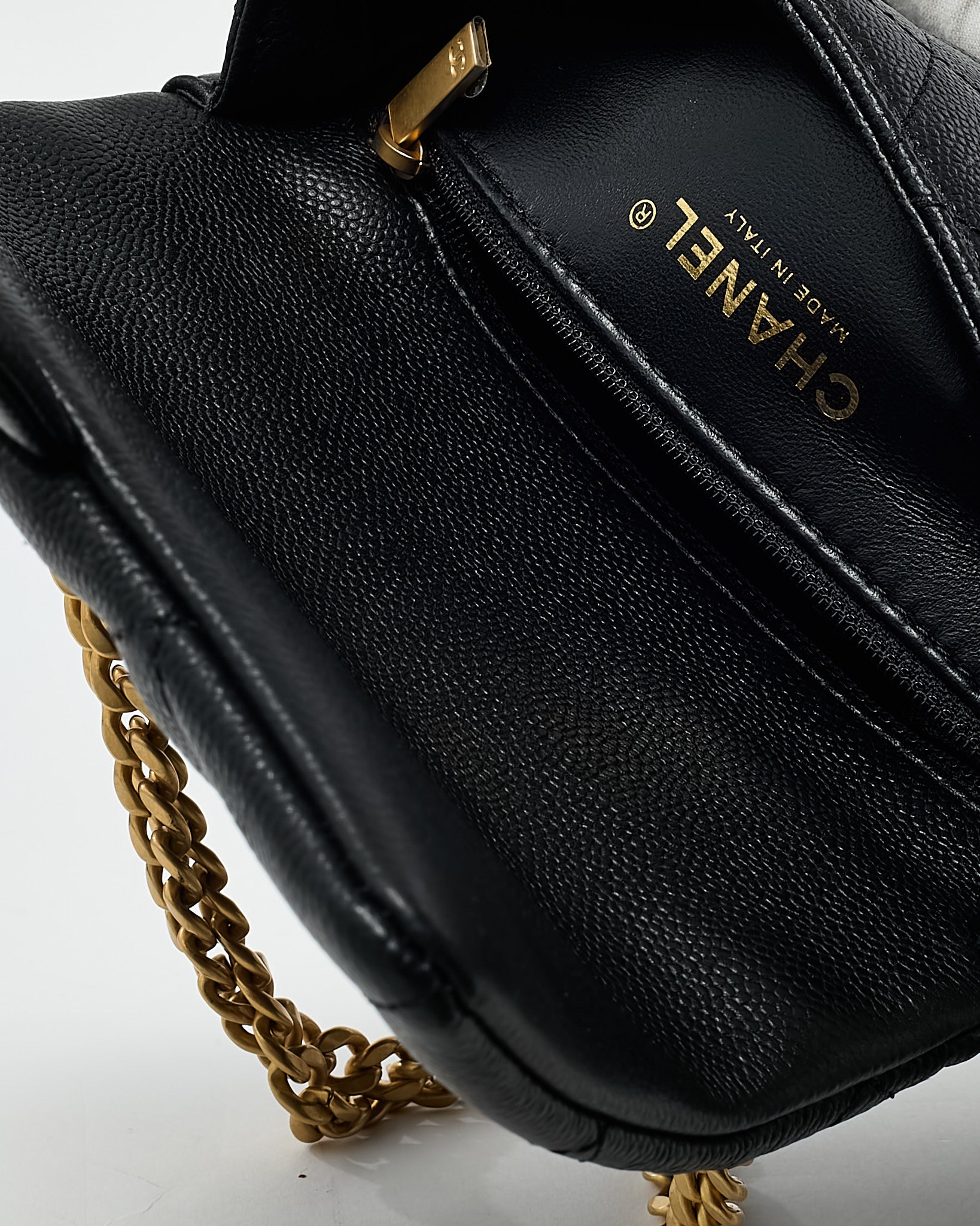 Buy Chanel Black Caviar Quilted Leather Sweetheart Coco Crush Mini