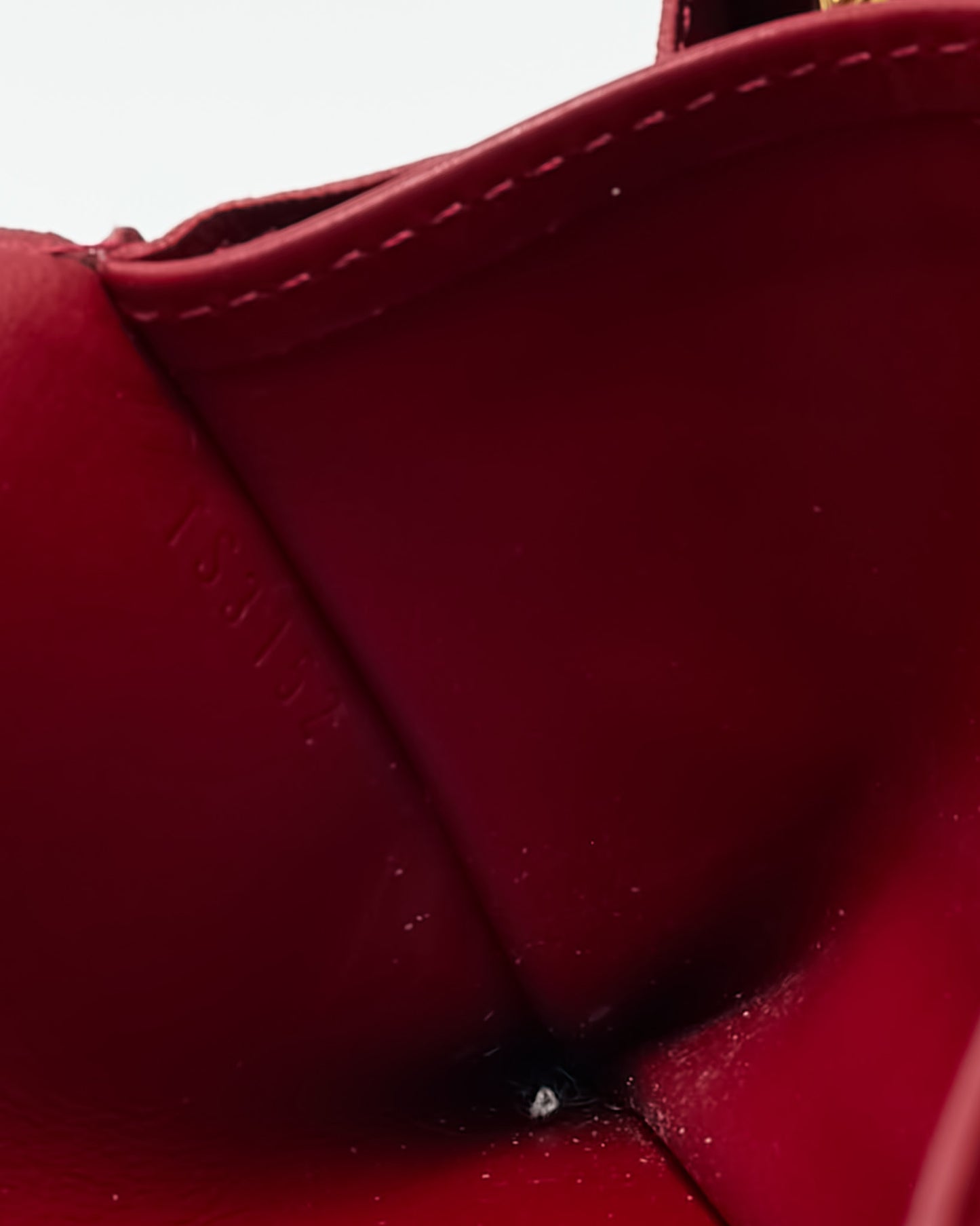 Louis Vuitton Red Monogram Vernis Patent Leather Sarah Wallet