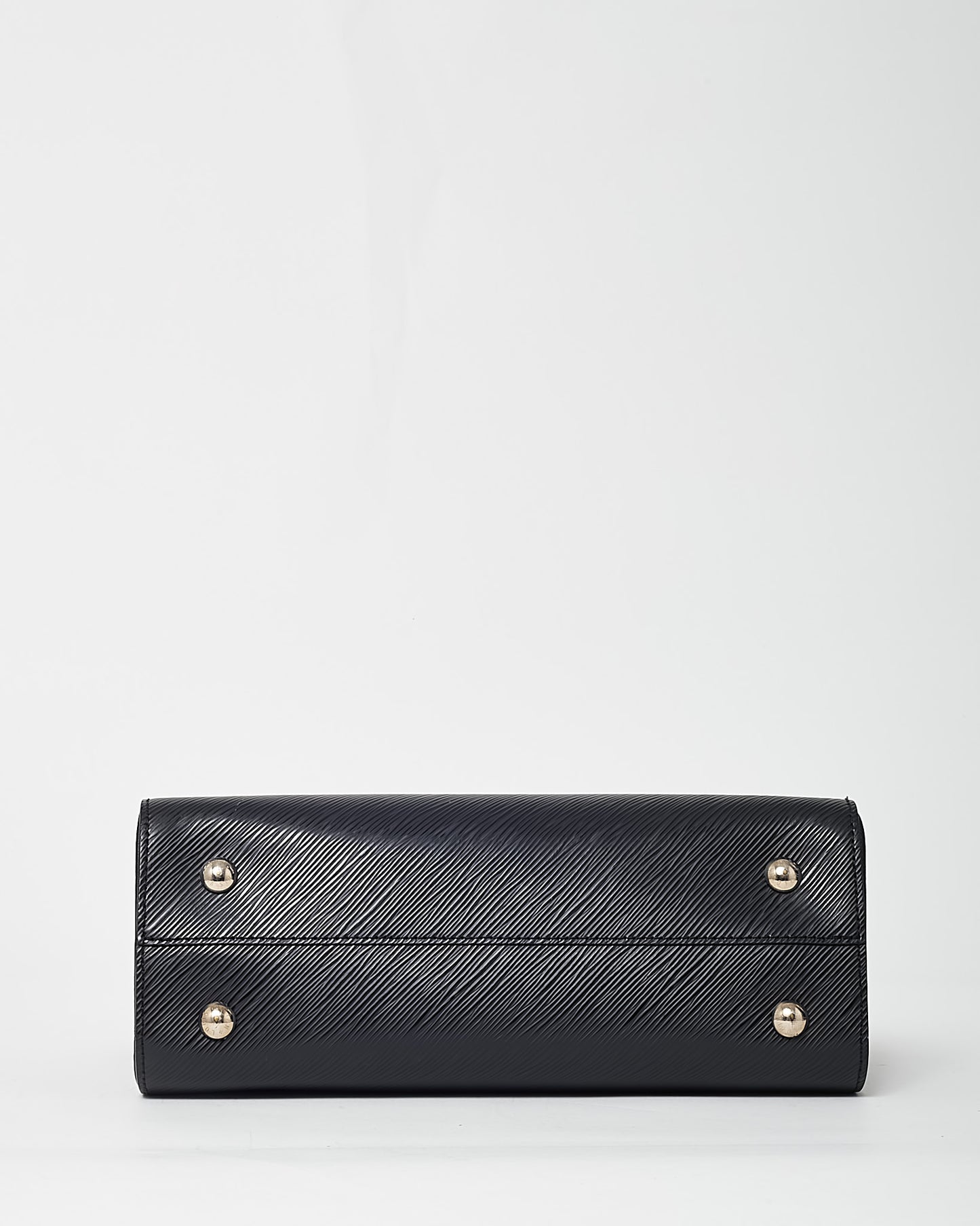 Louis Vuitton Black Epi Leather SHW LV Twist Tote Bag with Strap