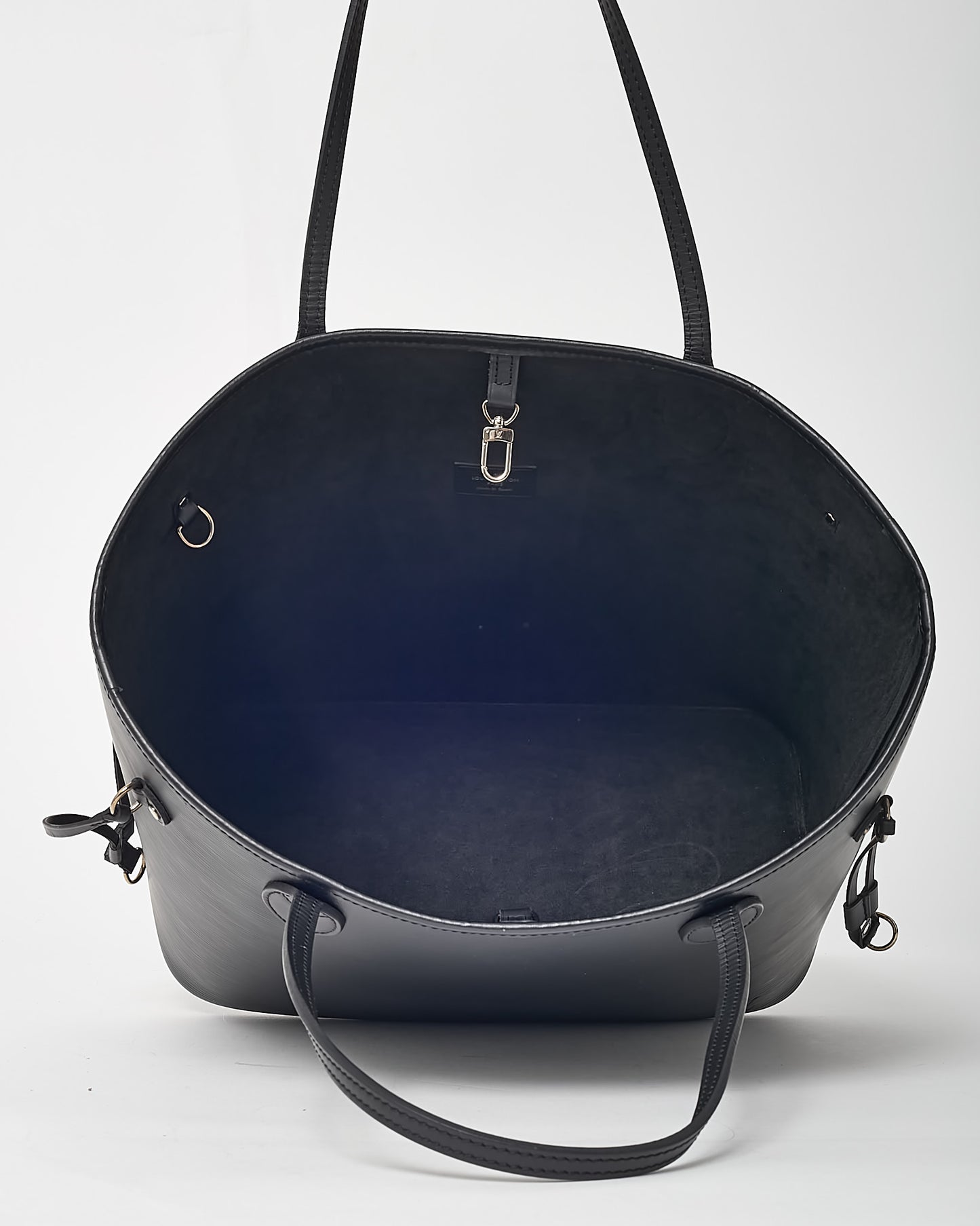 Louis Vuitton Black Epi Leather Neverfull MM with Pouch