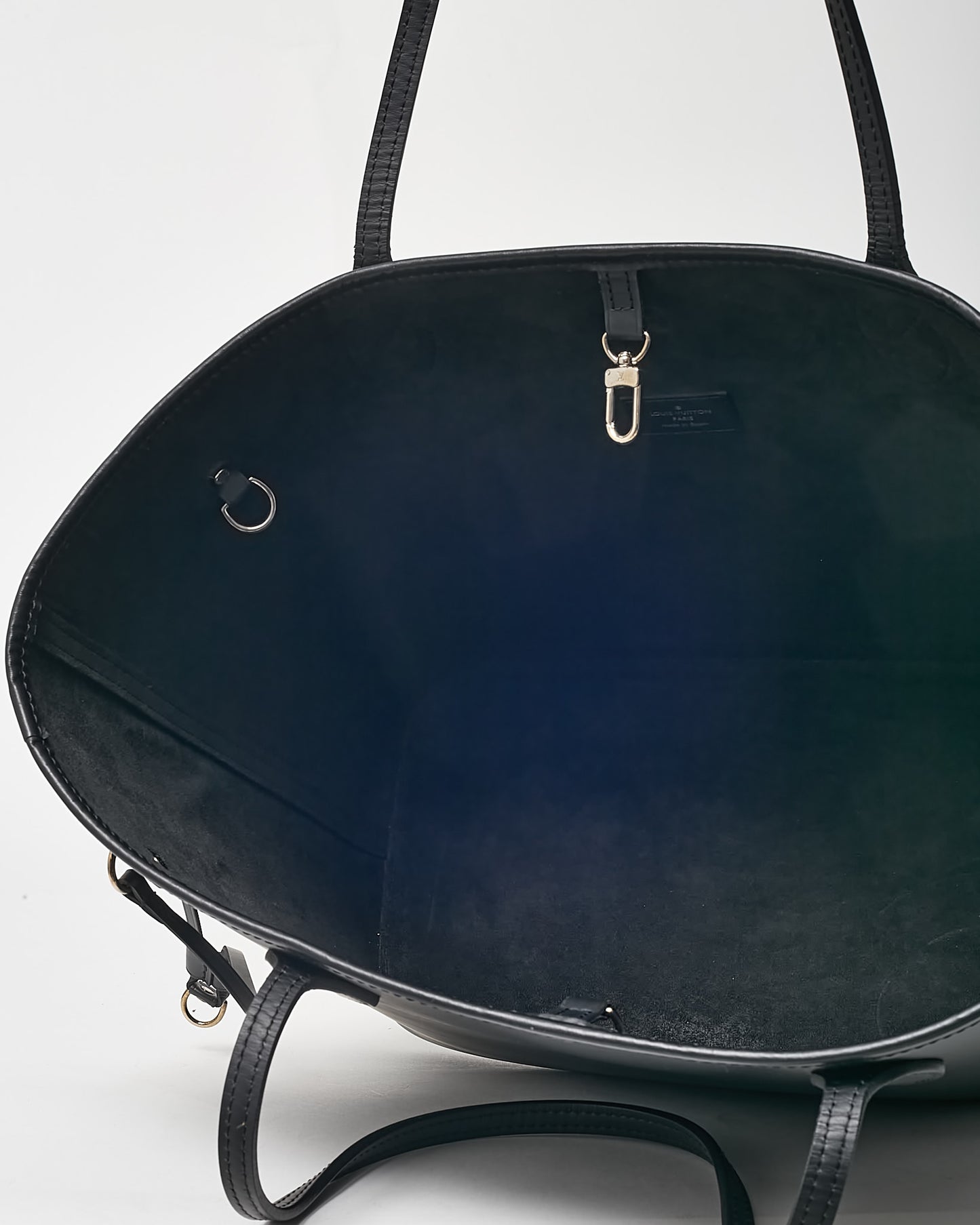 Louis Vuitton Black Epi Leather Neverfull MM with Pouch