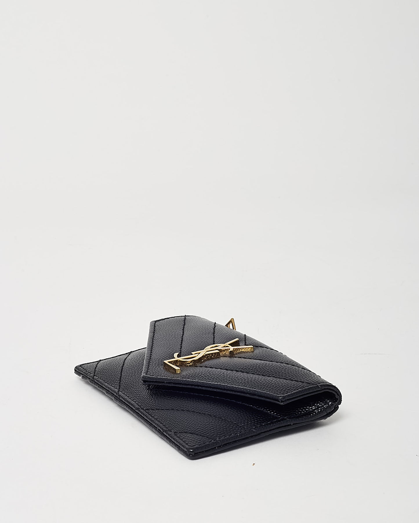 Sac bandoulière Saint Laurent Lou Mini chaîne YSL grain de poudre chevron beige