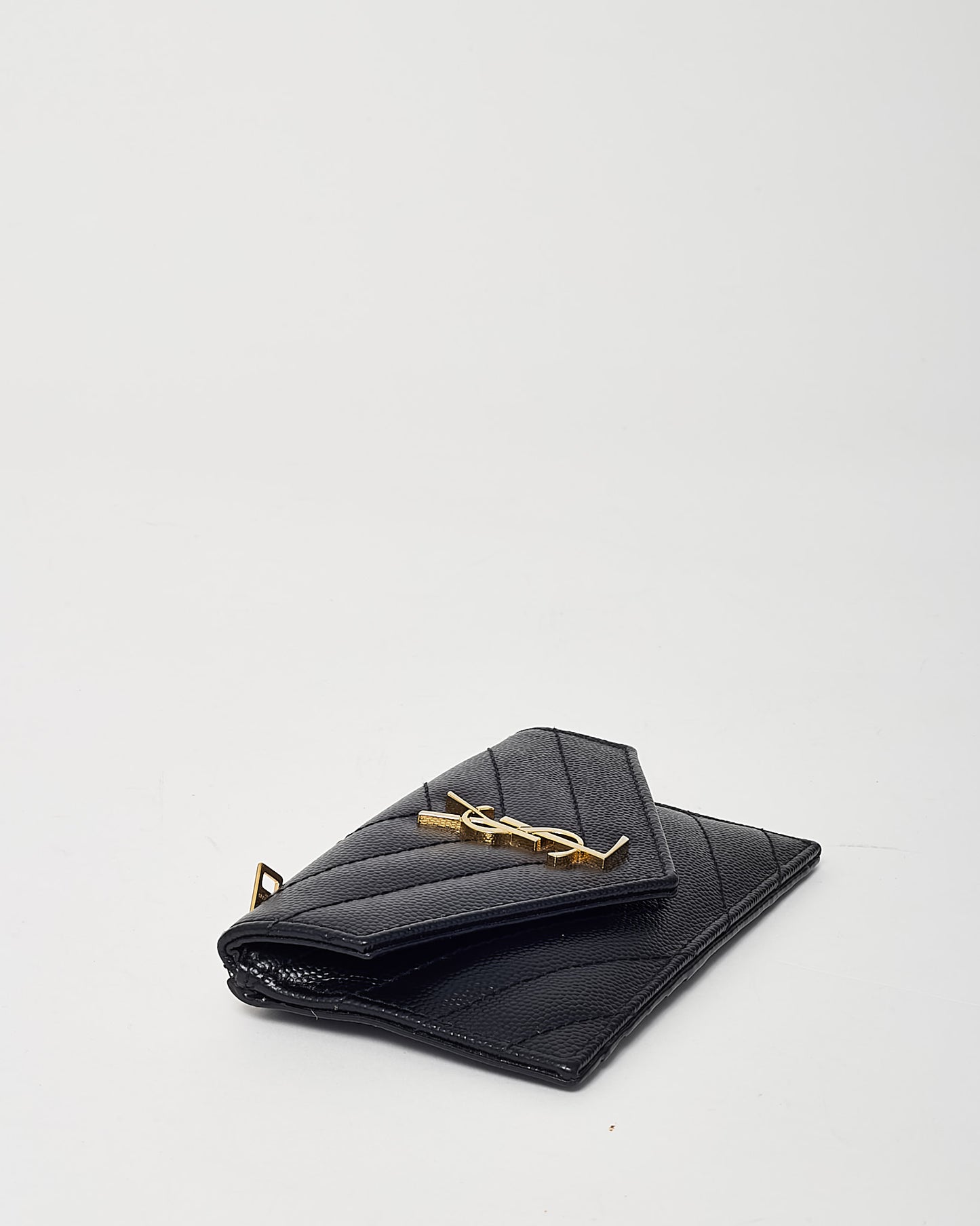 Sac bandoulière Saint Laurent Lou Mini chaîne YSL grain de poudre chevron beige