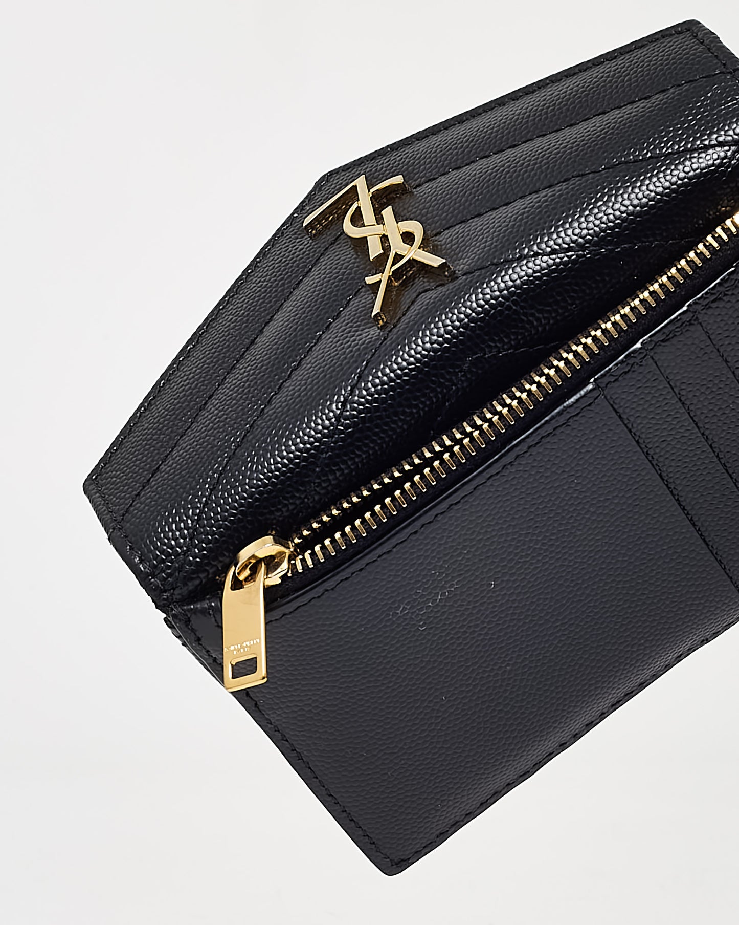Sac bandoulière Saint Laurent Lou Mini chaîne YSL grain de poudre chevron beige