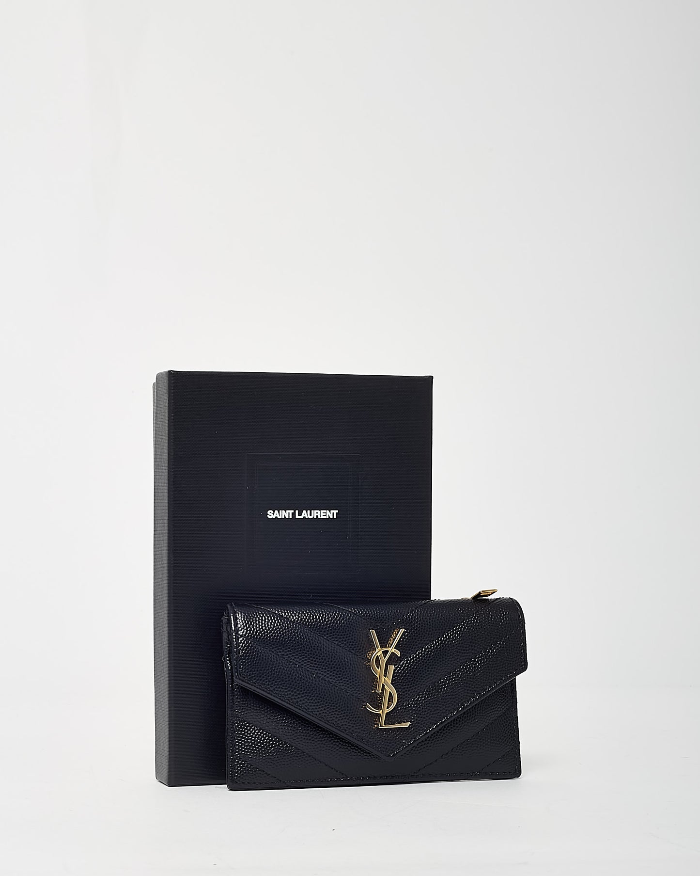 Sac bandoulière Saint Laurent Lou Mini chaîne YSL grain de poudre chevron beige