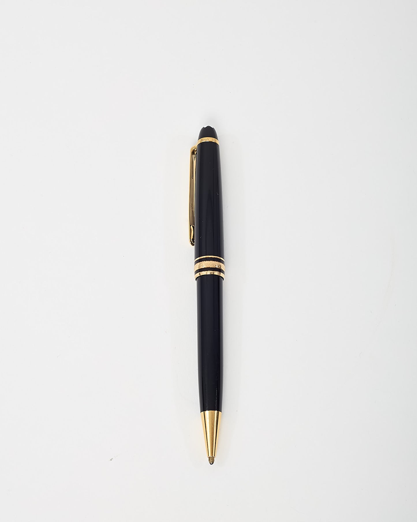 Montblanc Black Resin and Gold-Plated Meisterstück Classique 164 Pen