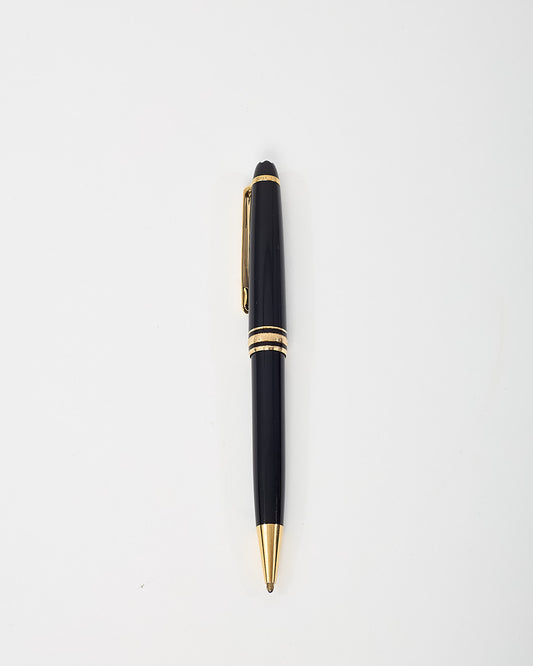 Montblanc Black Resin and Gold-Plated Meisterstück Classique 164 Pen