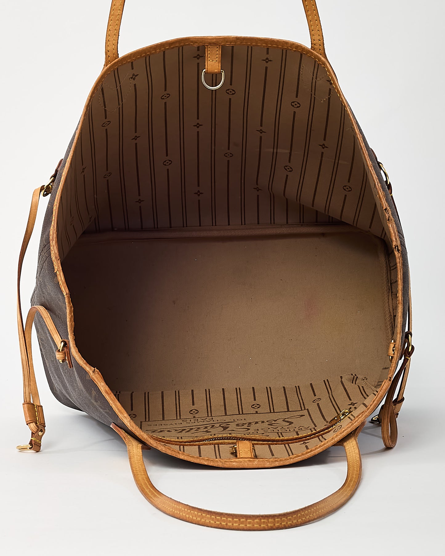 Louis Vuitton Monogram Coated Canvas Neverfull MM Bag