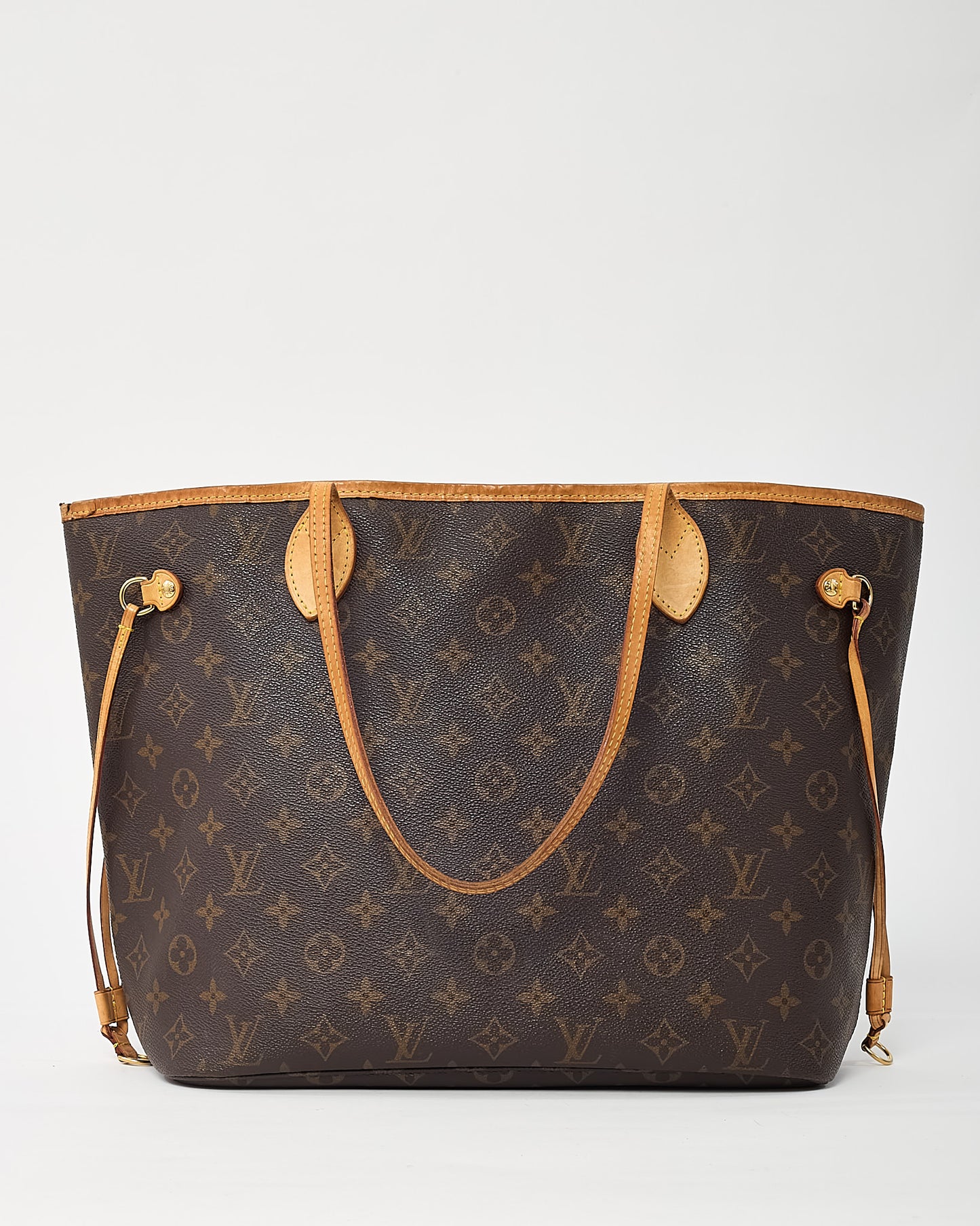 Louis Vuitton Monogram Coated Canvas Neverfull MM Bag