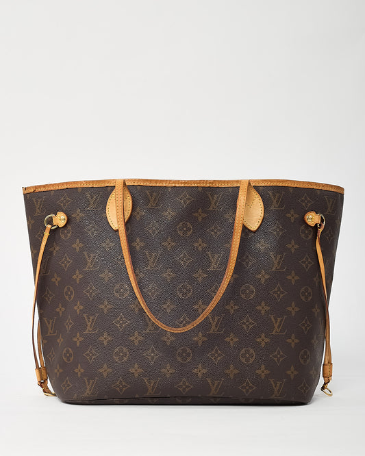 Louis Vuitton Monogram Coated Canvas Neverfull MM Bag