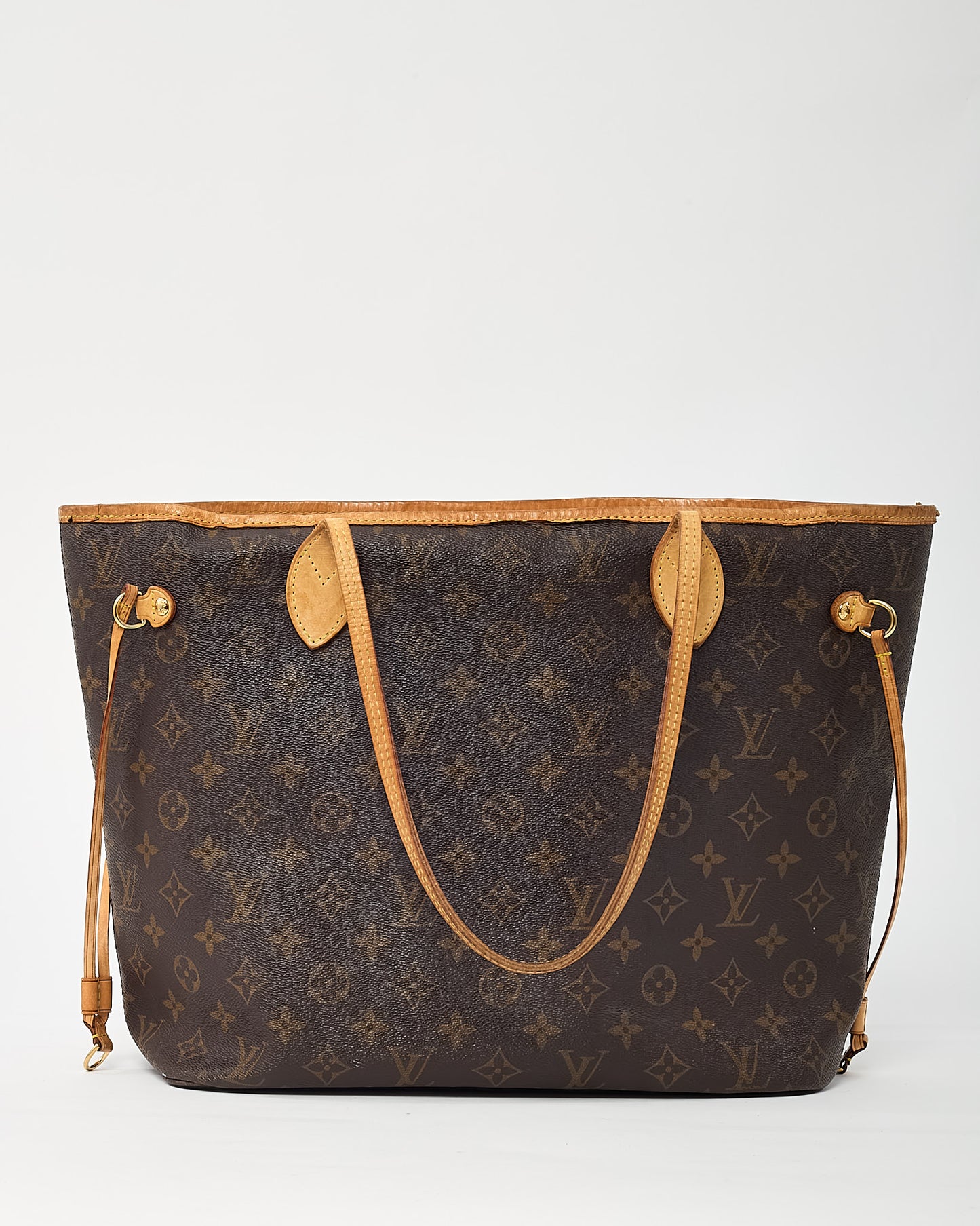 Louis Vuitton Monogram Coated Canvas Neverfull MM Bag