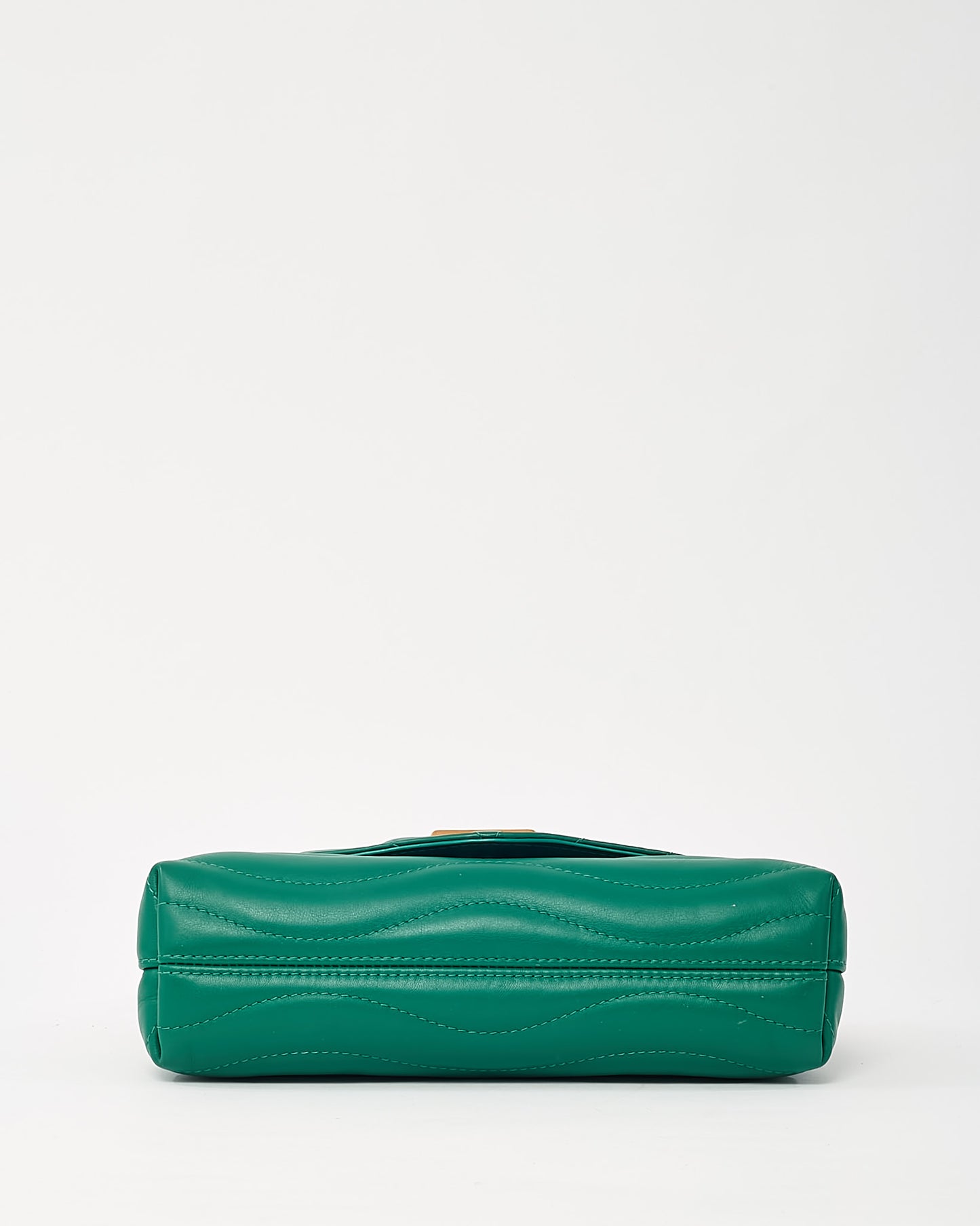 Louis Vuitton Green Calfskin Leather New Wave Chain MM Shoulder Bag GHW