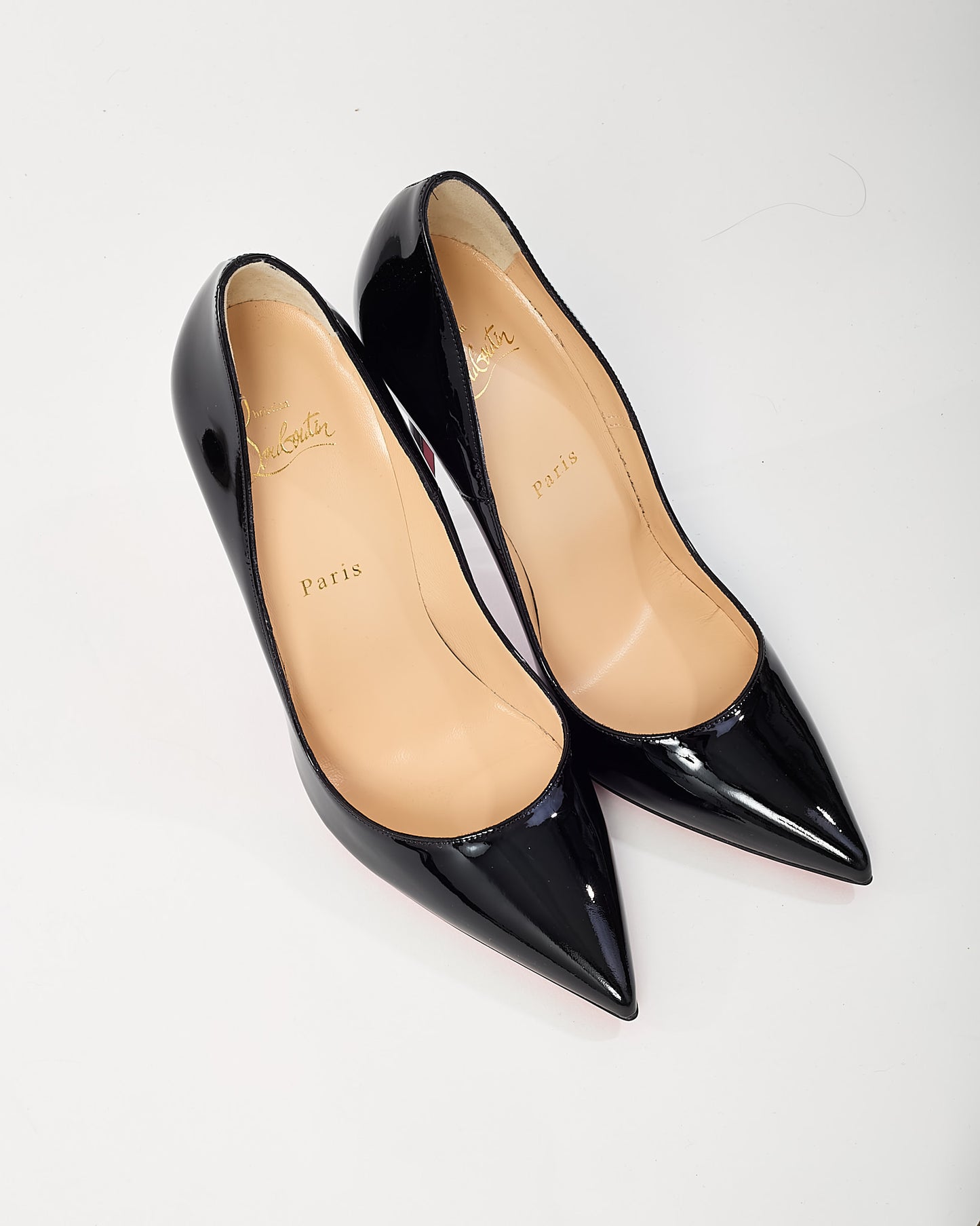 Christian Louboutin Black Patent Leather So Kate 120mm Pumps - 39.5