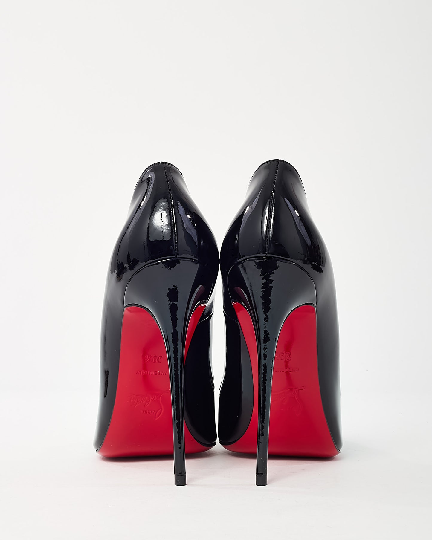 Christian Louboutin Black Patent Leather So Kate 120mm Pumps - 39.5