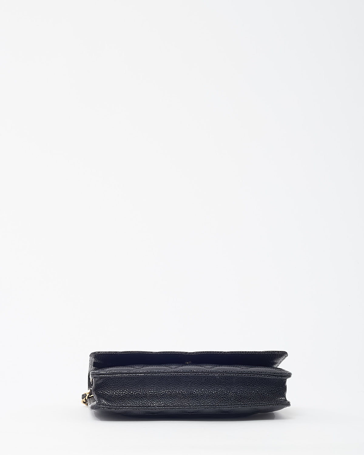 Chanel Black Caviar Leather WOC Wallet on Chain Crossbody Bag GHW