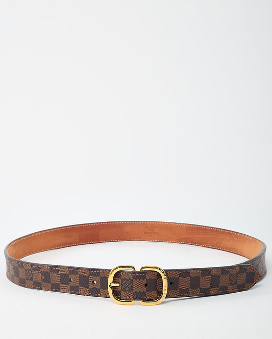 Louis Vuitton Damier Ebene Coated Canvas Mini Belt GHW - 85/34