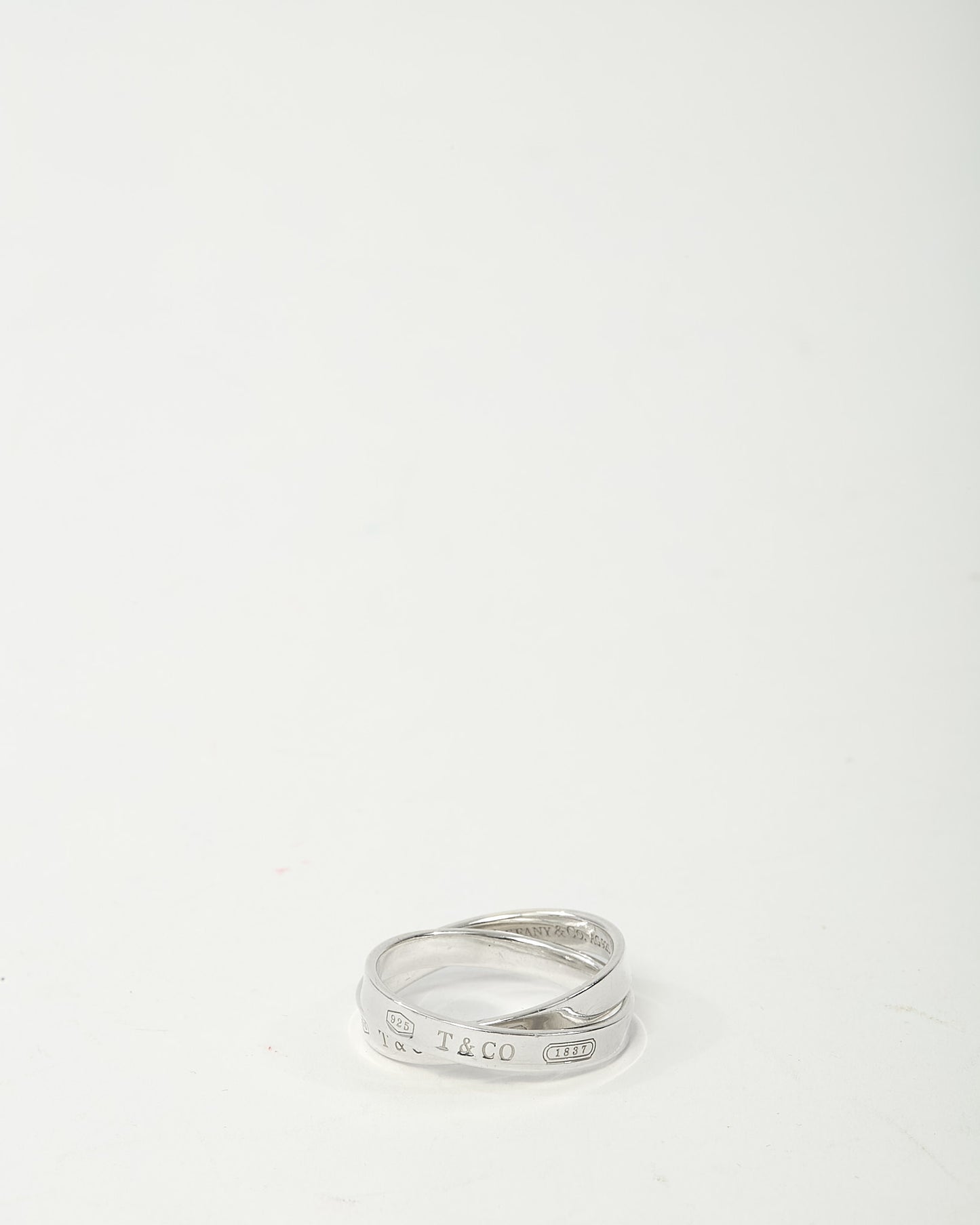 Tiffany & Co. Sterling Silver Tiffany 1837 Interlocking Circles Ring - 8