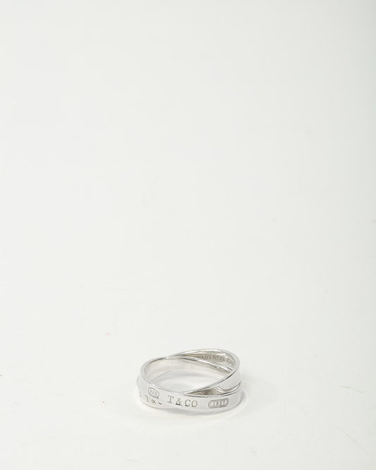 Tiffany & Co. Sterling Silver Tiffany 1837 Interlocking Circles Ring - 8