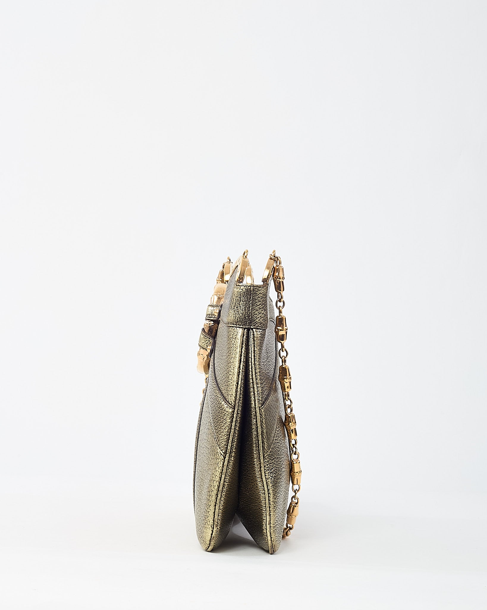 Buy Gucci by Tom Ford Limited Edition Gold Leather Bamboo Chain