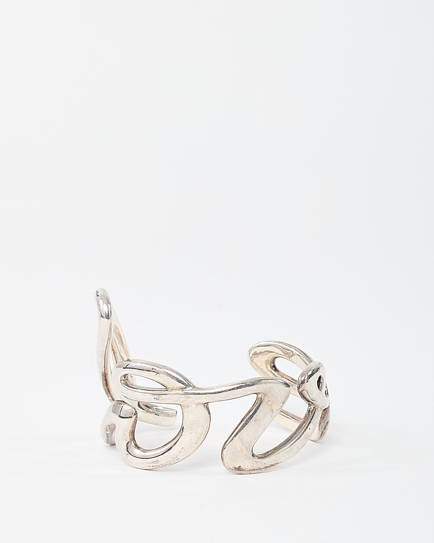 Tiffany & Co. Sterling Silver Paloma's Graffiti LOVE Cuff Bracelet
