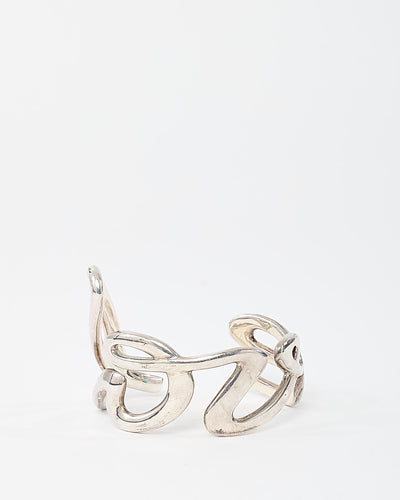 Tiffany & Co. Sterling Silver Paloma's Graffiti LOVE Cuff Bracelet