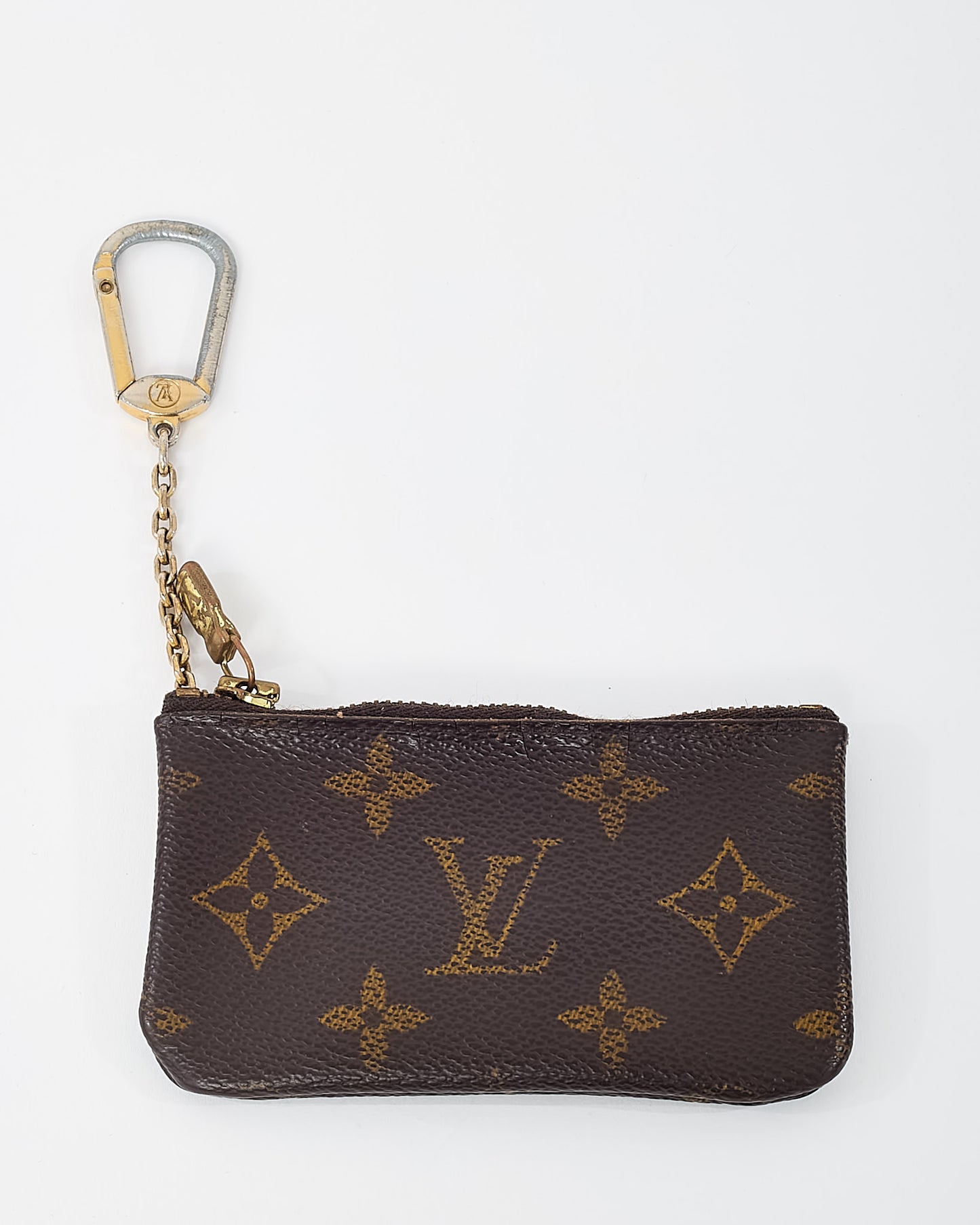 Louis Vuitton Monogram Coated Canvas Pochette Cles Key Pouch