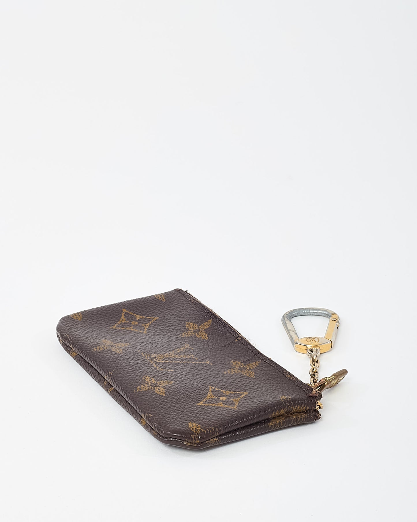 Louis Vuitton Monogram Coated Canvas Pochette Cles Key Pouch