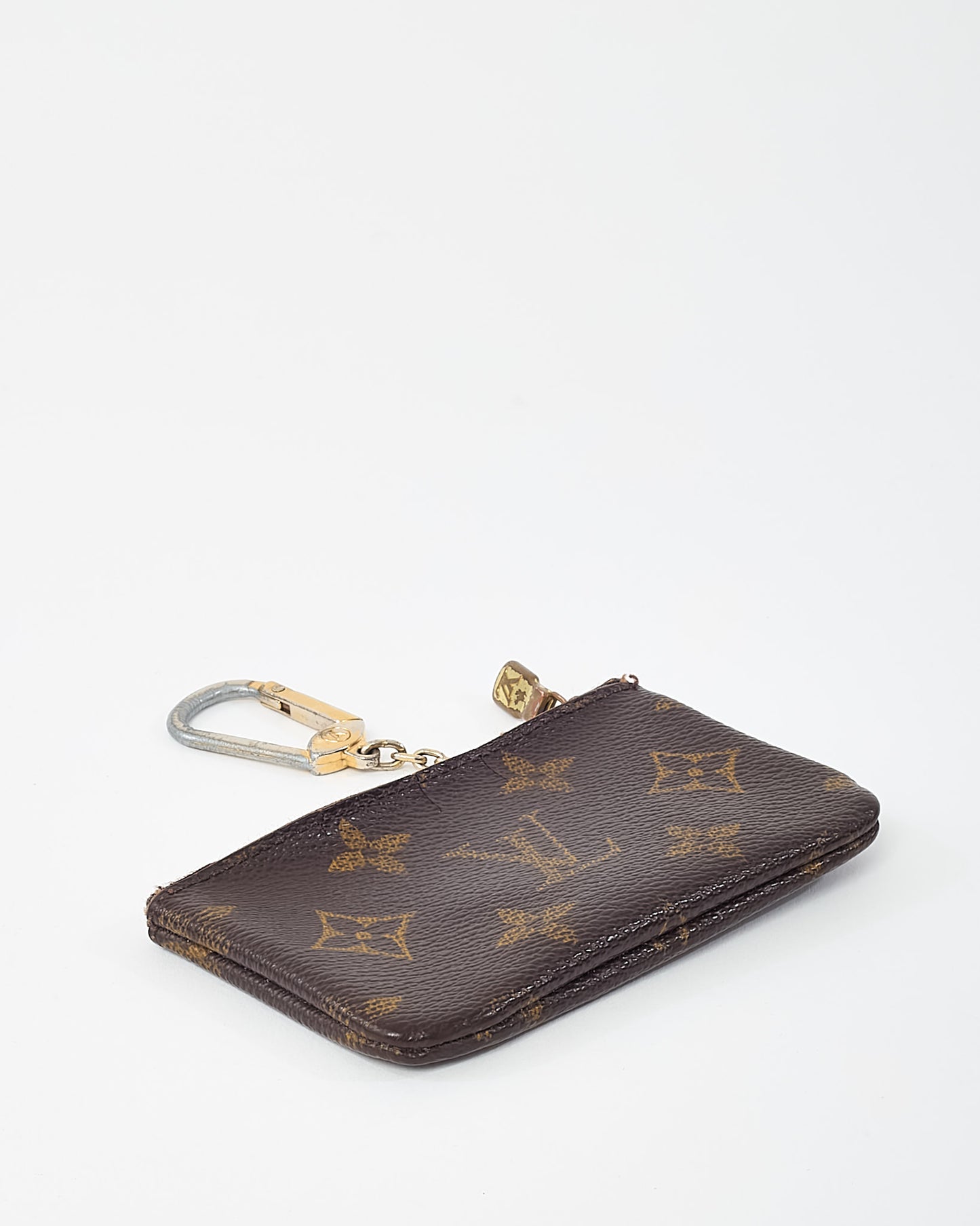 Louis Vuitton Monogram Coated Canvas Pochette Cles Key Pouch