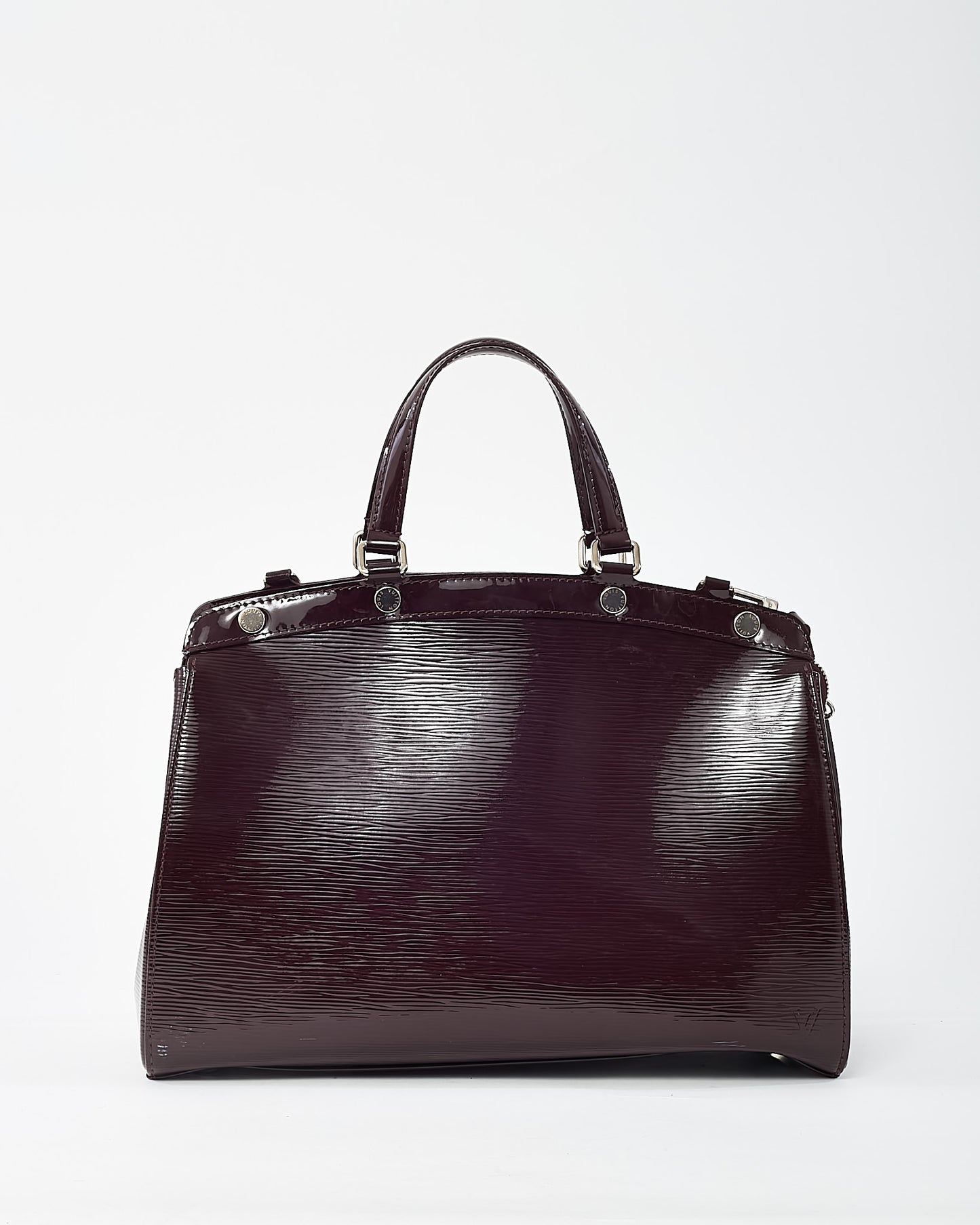 Louis Vuitton Purple Prune Shiny Epi Leather Brea MM Tote with Strap