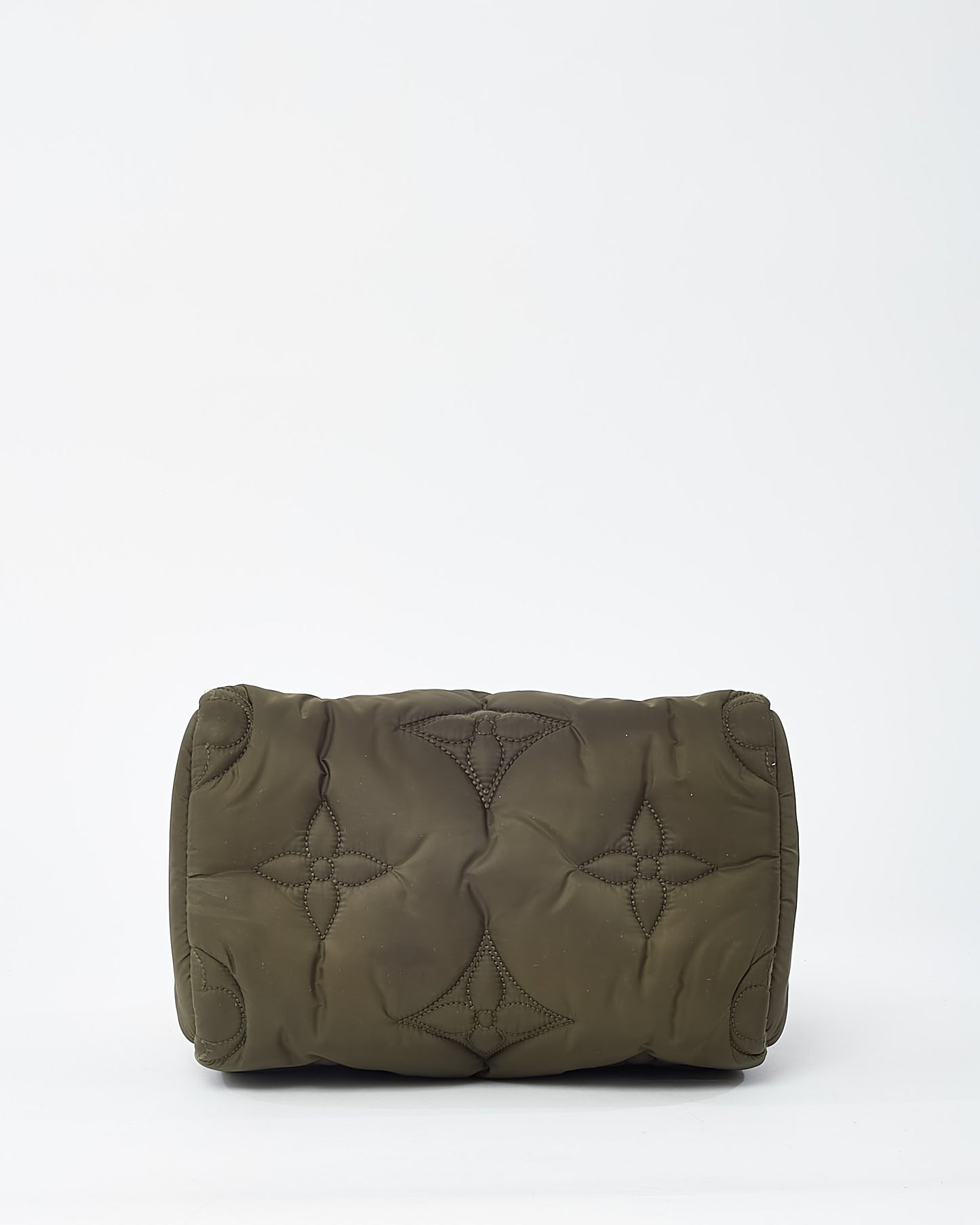 Louis Vuitton Khaki Green Monogram Quilted Econyl Nylon Pillow Speedy 25 Bandouliere Bag