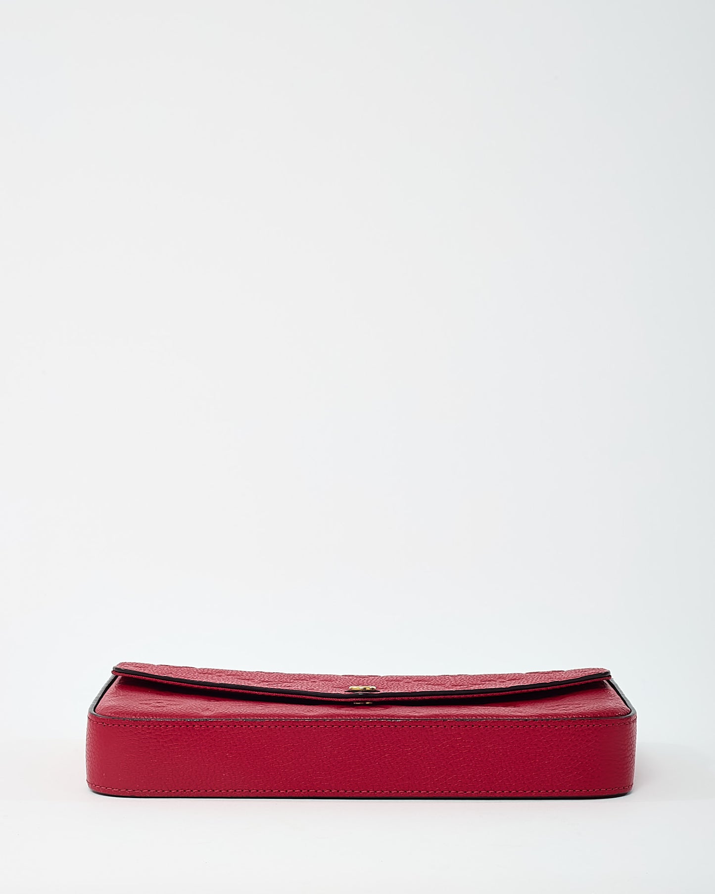 Louis Vuitton Red Monogram Empreinte Leather Felicie Pochette Crossbody Bag