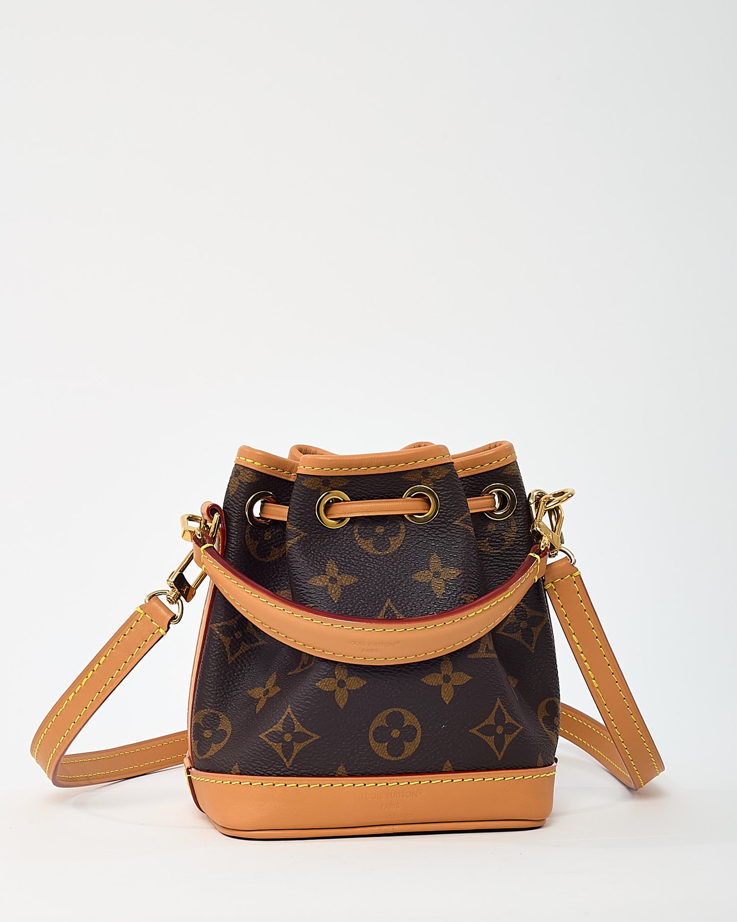 Louis Vuitton Monogram Coated Canvas Nano Noe Crossbody Bag