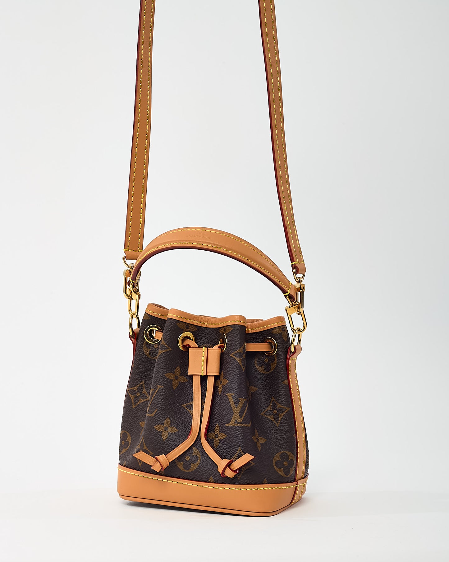 Louis Vuitton Monogram Coated Canvas Nano Noe Crossbody Bag