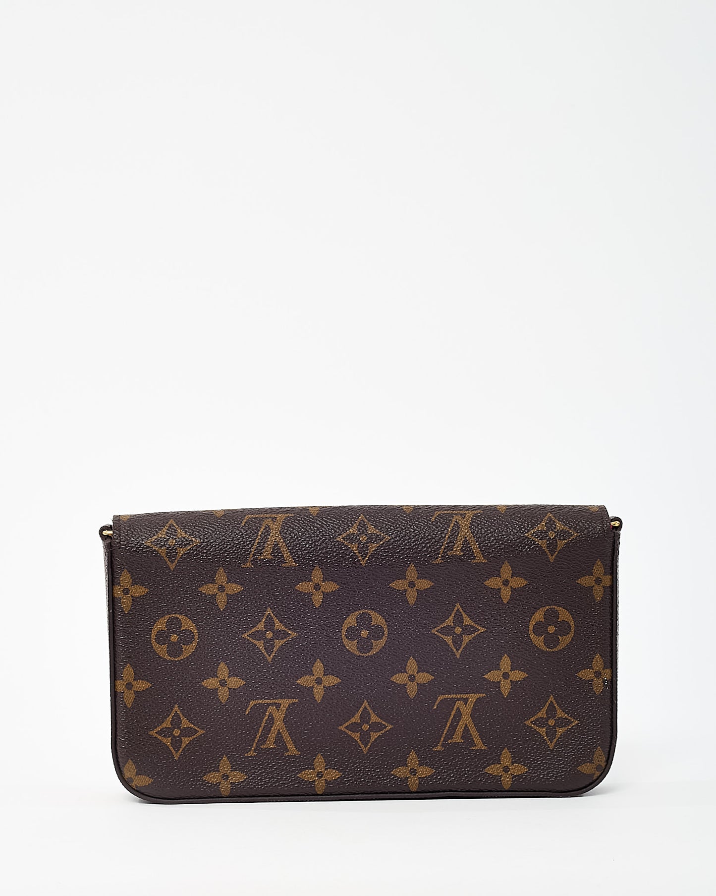 Louis Vuitton Monogram Coated Canvas Felicie Pochette Crossbody Bag