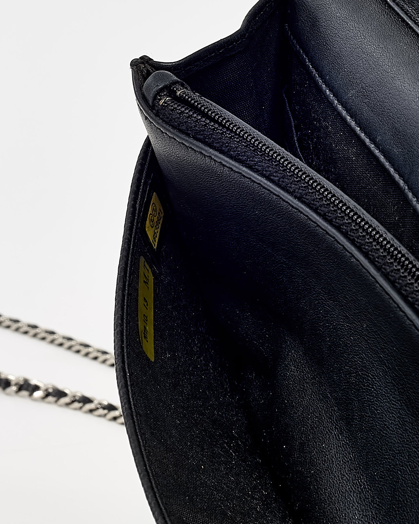 Chanel Black Caviar Leather Timeless CC WOC Wallet on Chain Crossbody Bag SHW